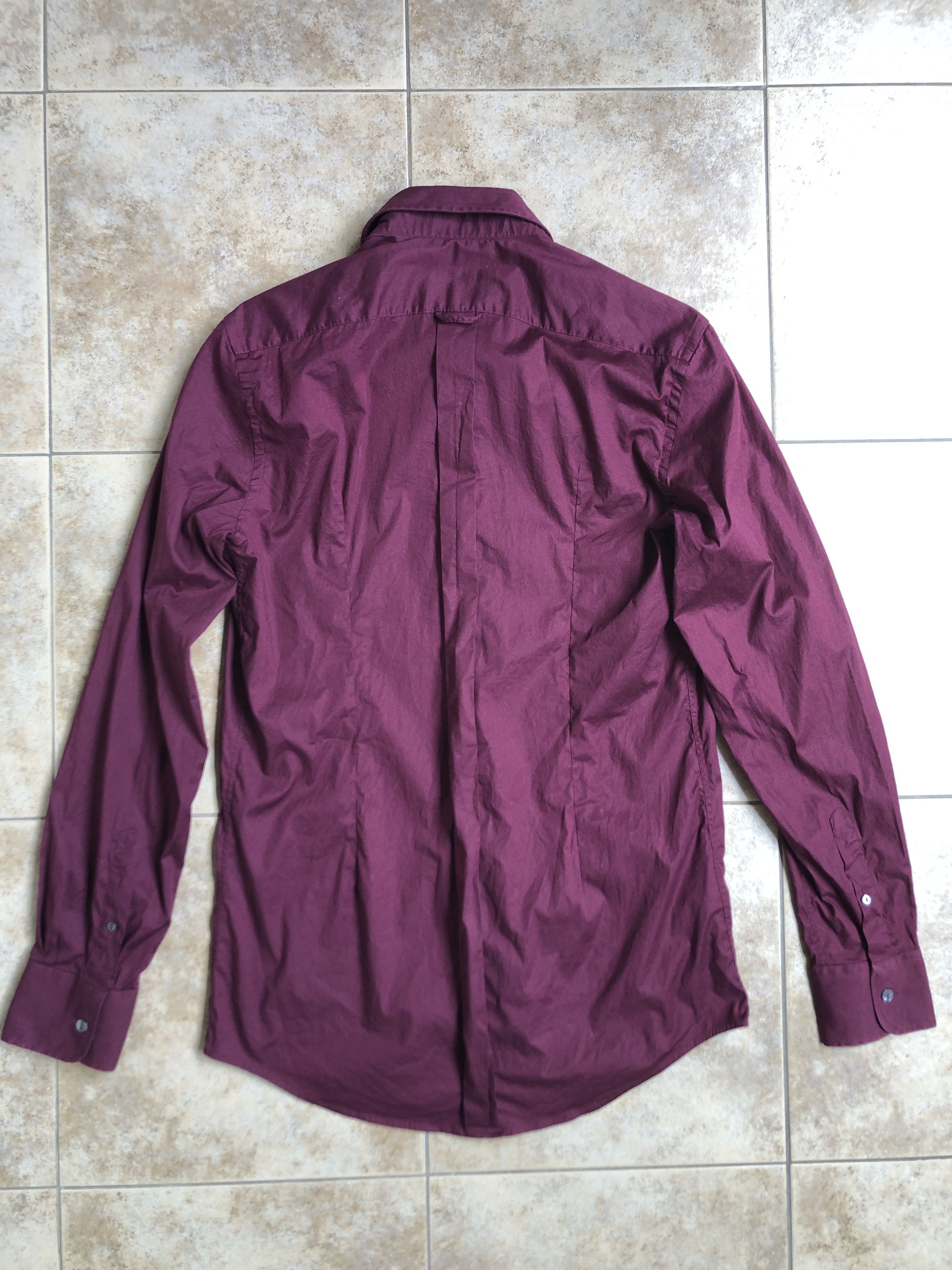 Dolce & Gabbana Dolce & Gabbana burgundy Long Sleeve Shirt Size US M / EU 48-50 / 2 - 9 Thumbnail