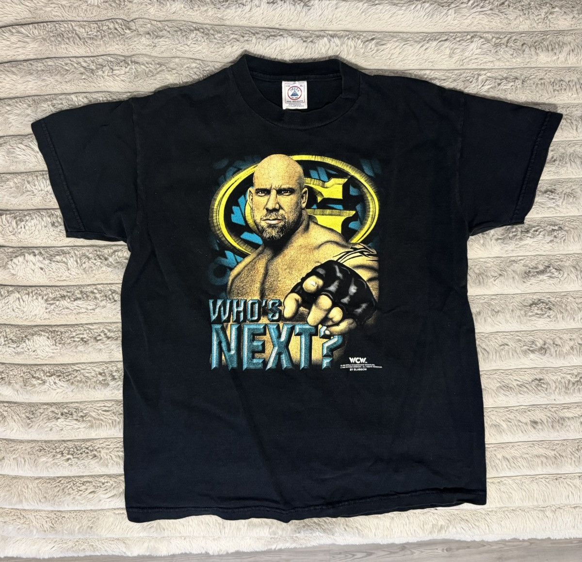 WCW/nWo 90s goldberg who’s next championship 1998 wrestling boxing Size US S / EU 44-46 / 1 - 2 Thumbnail