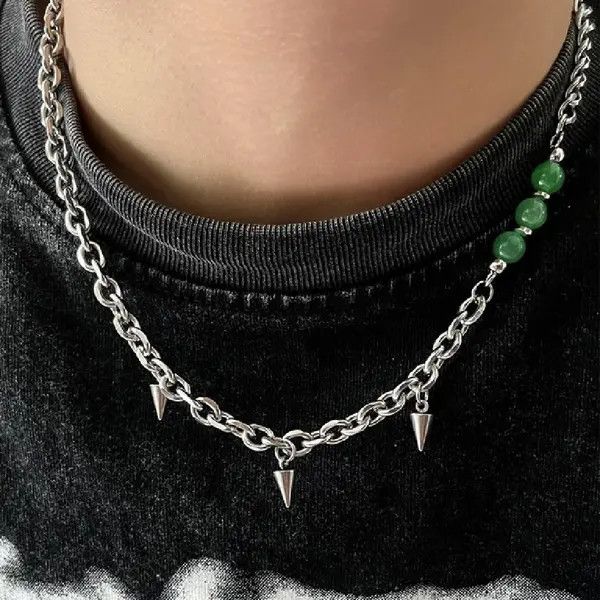 VIBE Punk Rivet Necklace Size ONE SIZE - 1 Thumbnail