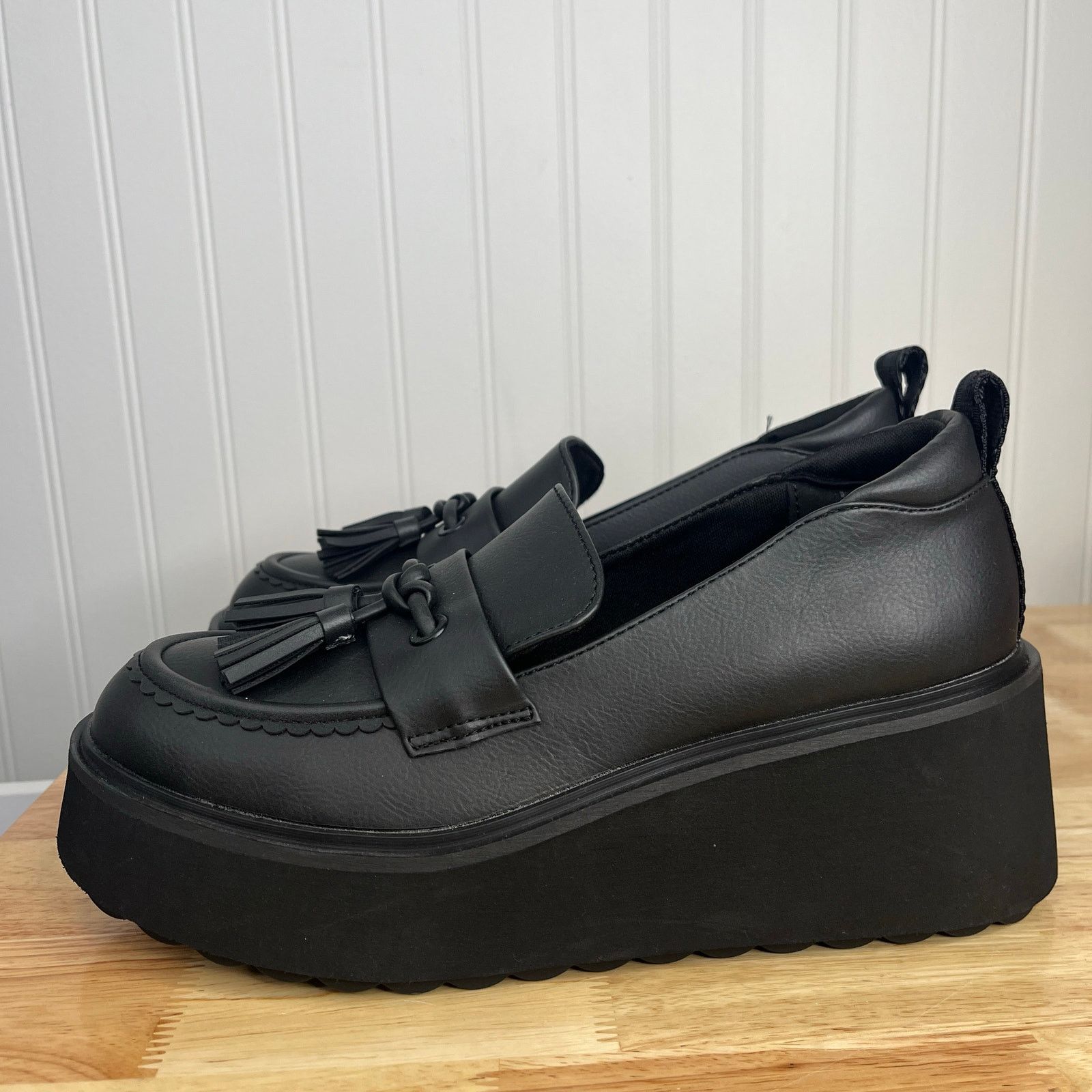 Other Rocket Dog Harper Platform Black Chunky Loafer Grunge Y2K Size US 8 / IT 38 - 13 Thumbnail