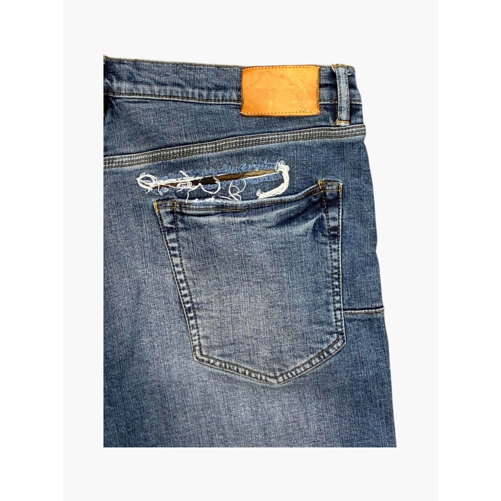 Purple Brand Purple Brand Light Wash Jeans Size US 36 / EU 52 - 3 Thumbnail