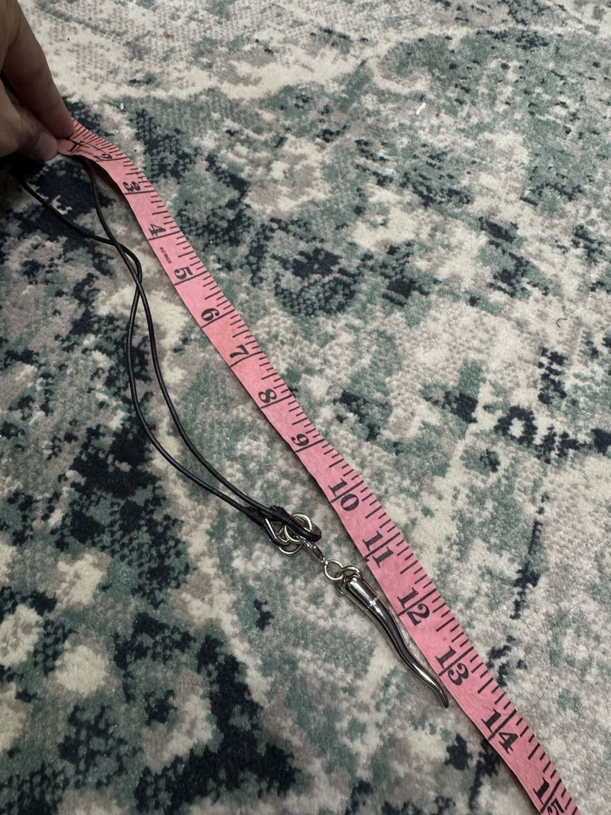 Dolce & Gabbana DOLCE & GABBANA SILVER HORN NECKLACE Size ONE SIZE - 6 Thumbnail