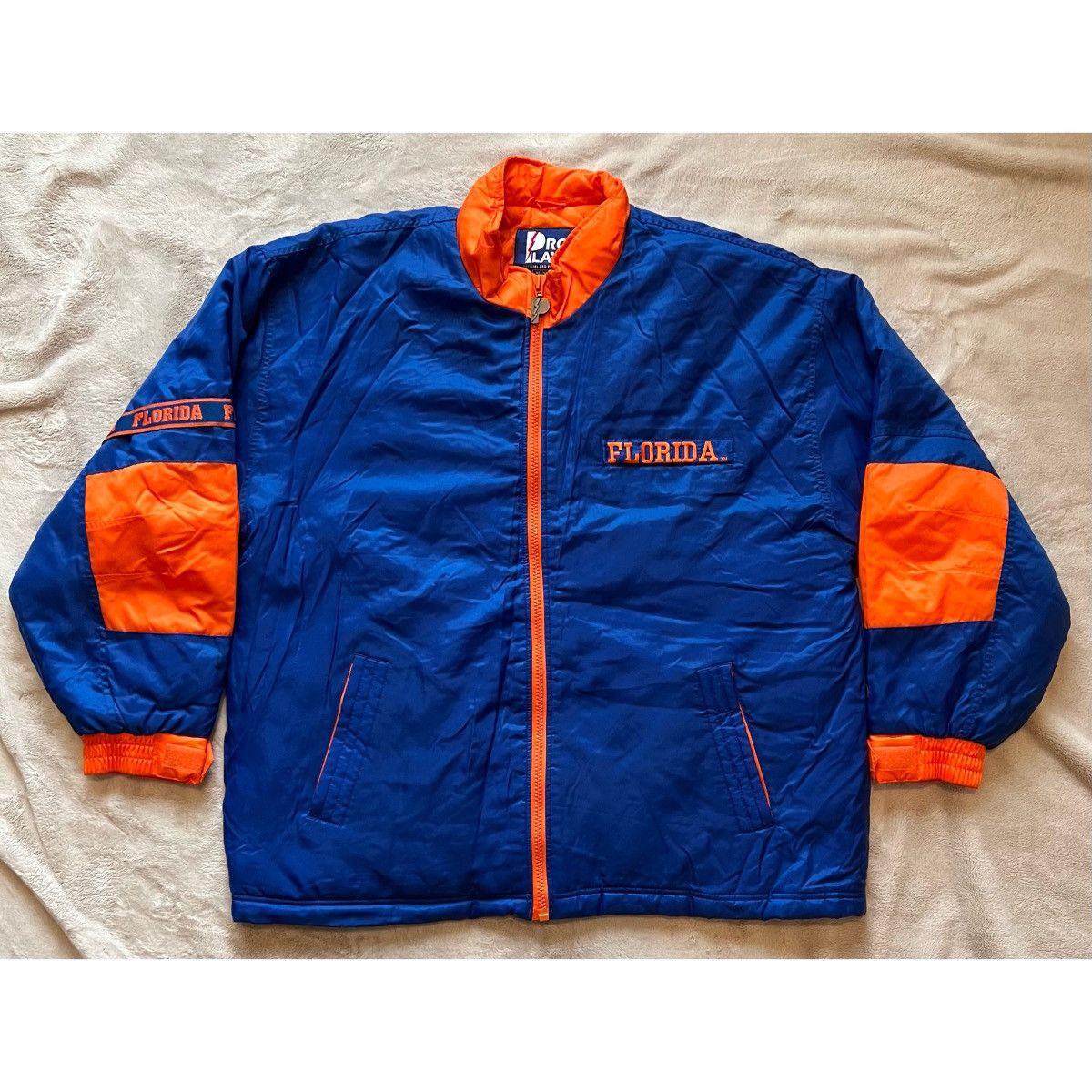 image of Pro Player x Vintage Pro Layer Florida Gators Jacket in Blue, Men's (Size XL)