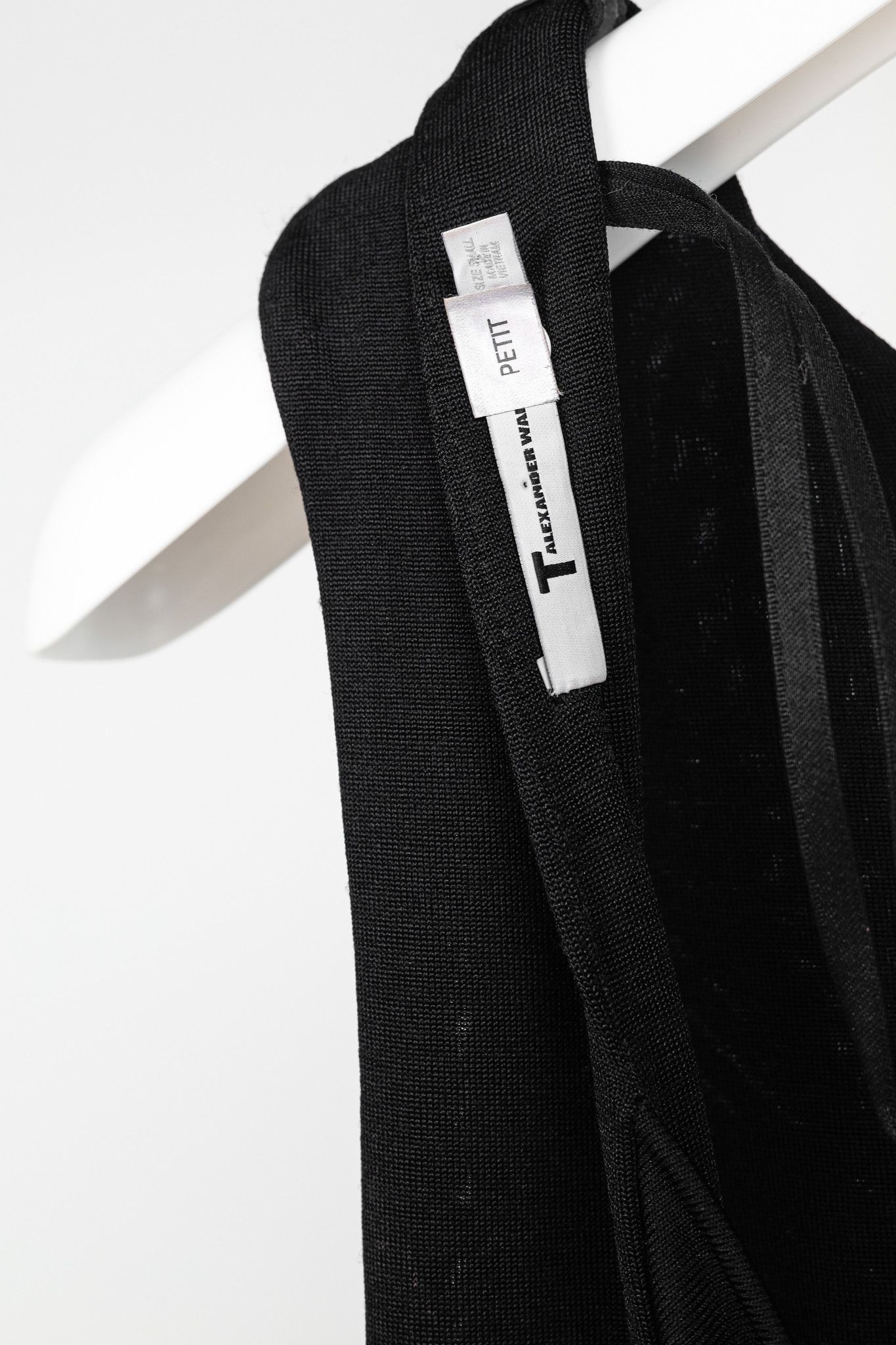 T by Alexander Wang T by Alexander Wang Black Jersey Cowl-Back Midi Dress Size S / US 4 / IT 40 - 7 Thumbnail