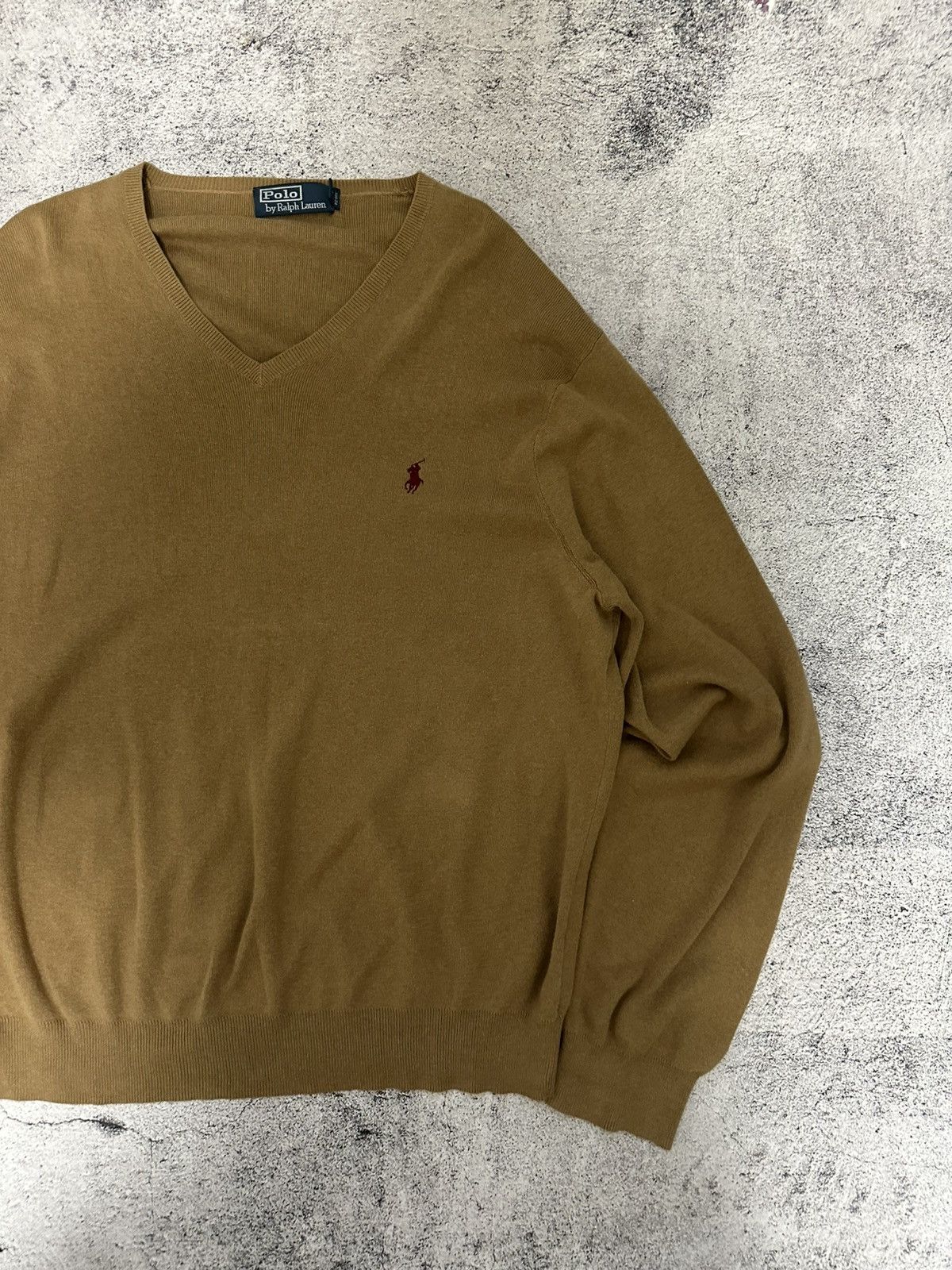 Polo Ralph Lauren Vintage Polo Ralph Lauren Pima Cotton Sweater Logo Size US XL / EU 56 / 4 - 3 Thumbnail