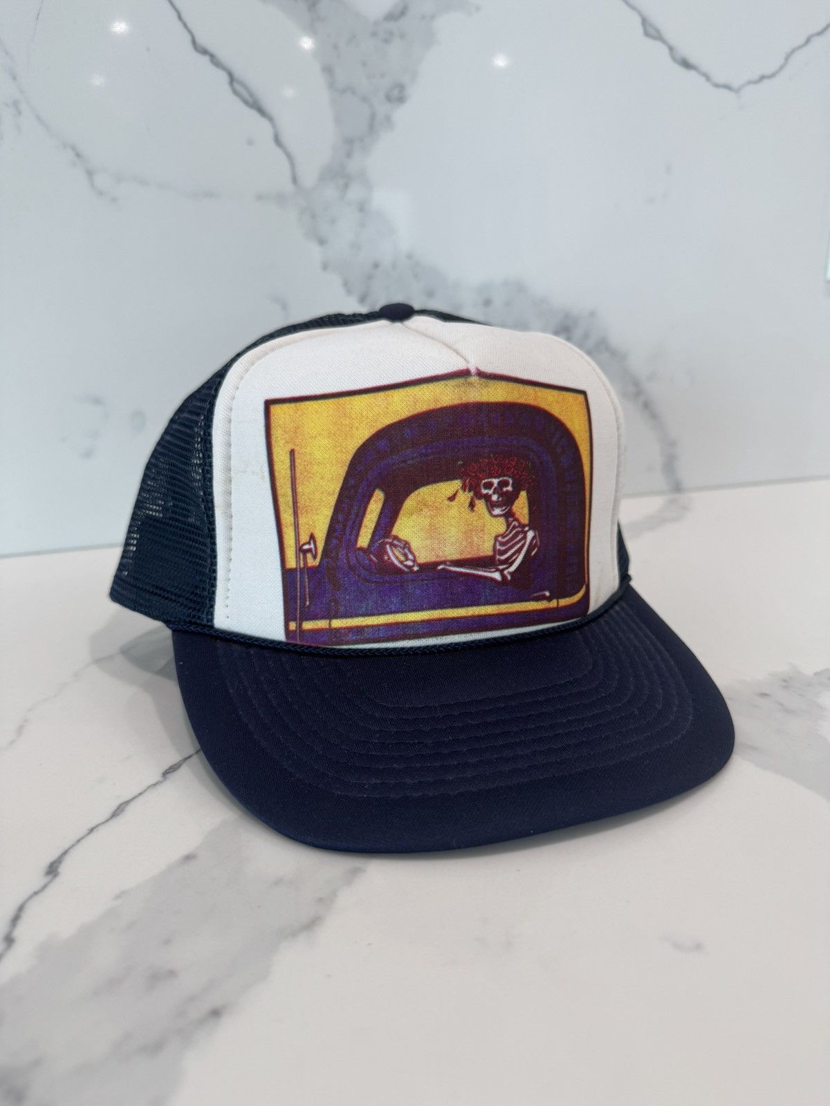 Grateful Dead Vintage 80’s Grateful Dead Trucker Snapback Hat Size ONE SIZE - 2 Thumbnail