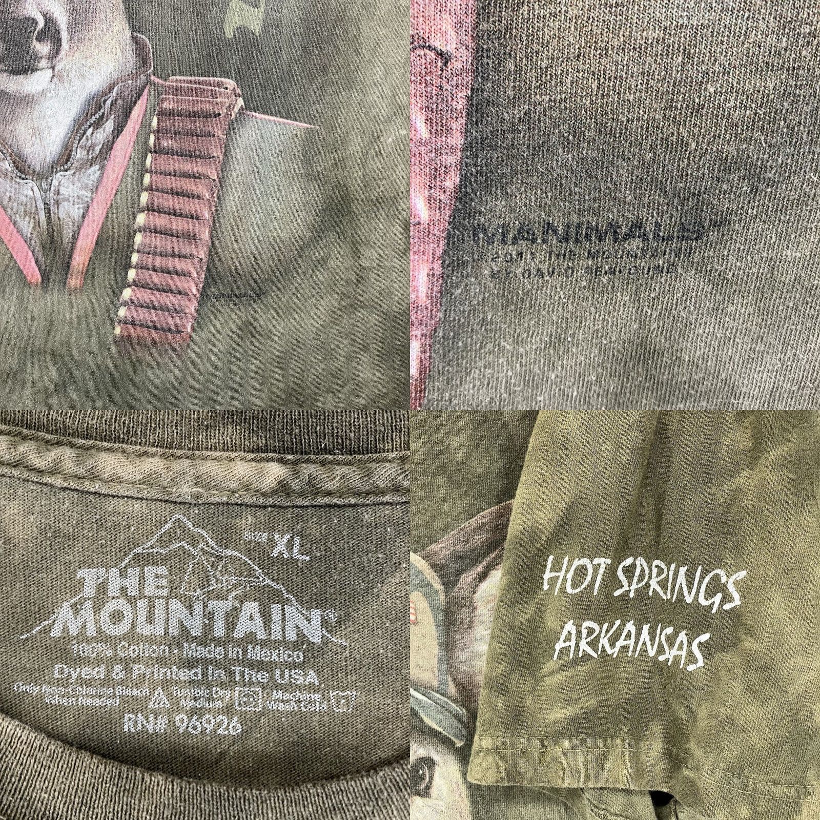 The Mountain The Mountain Deer Hunter Manimal Hunting Green Camo Tie Dye Shirt Mens XL Size US XL / EU 56 / 4 - 8 Thumbnail