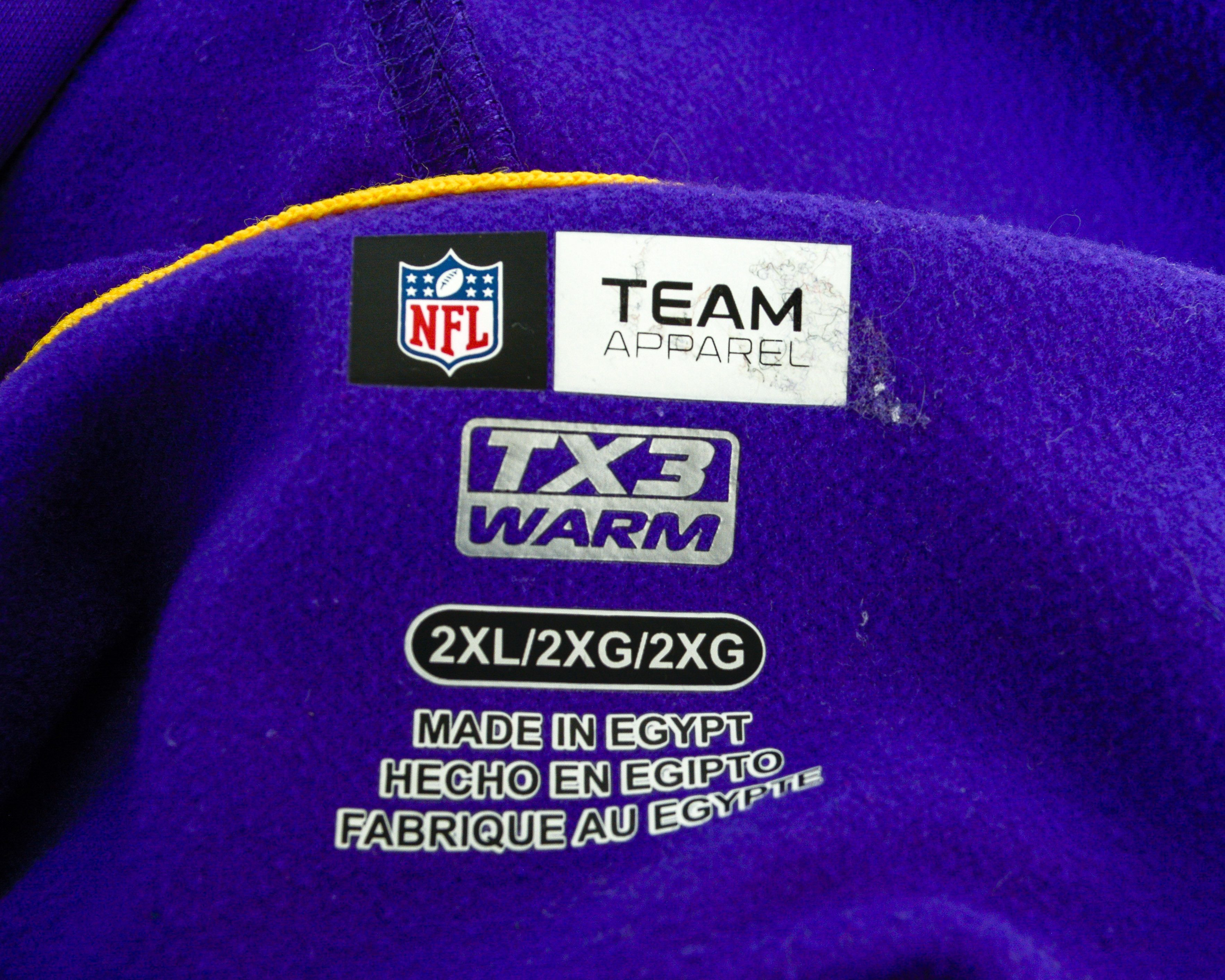 NFL Minnesota Vikings NFL Thermo Hoodie TX3 Sweater 2XL Jumper Size US XXL / EU 58 / 5 - 7 Thumbnail