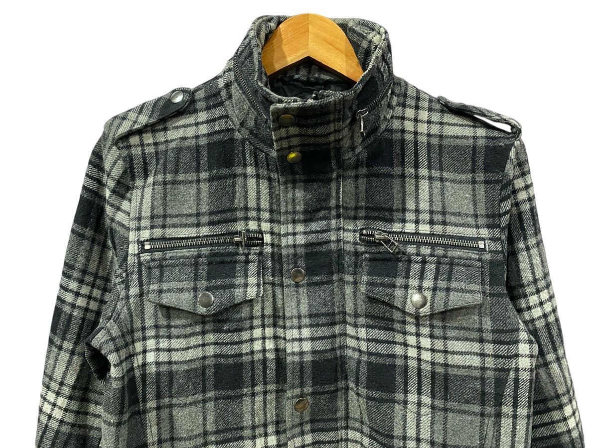 semanticdesign Rare SEMANTIC DESIGN Wool Checkered Zipper Jacket (M) Size US M / EU 48-50 / 2 - 8 Thumbnail