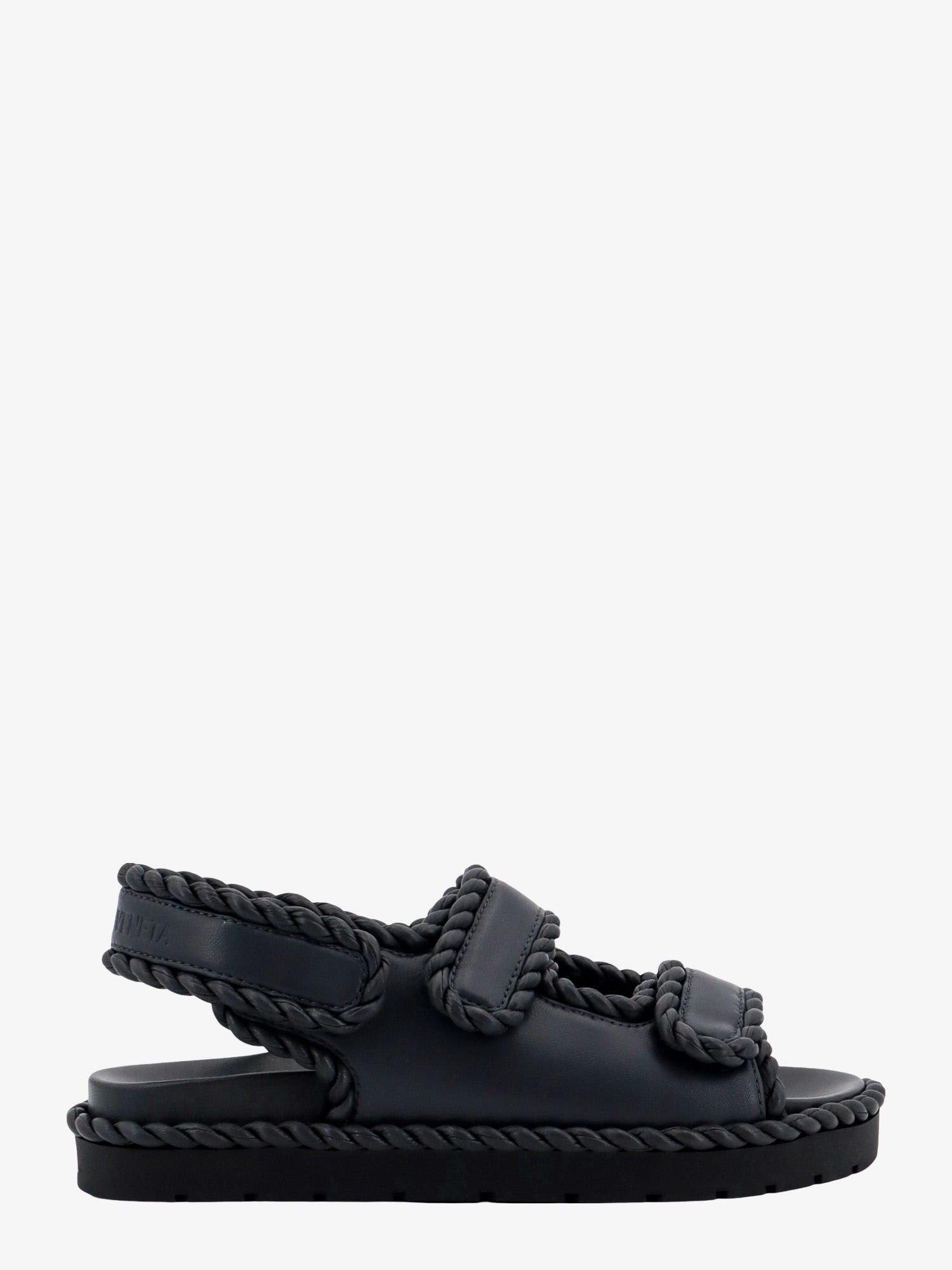 image of Bottega Veneta Jack Woman Black Sandals, Women's (Size 7)