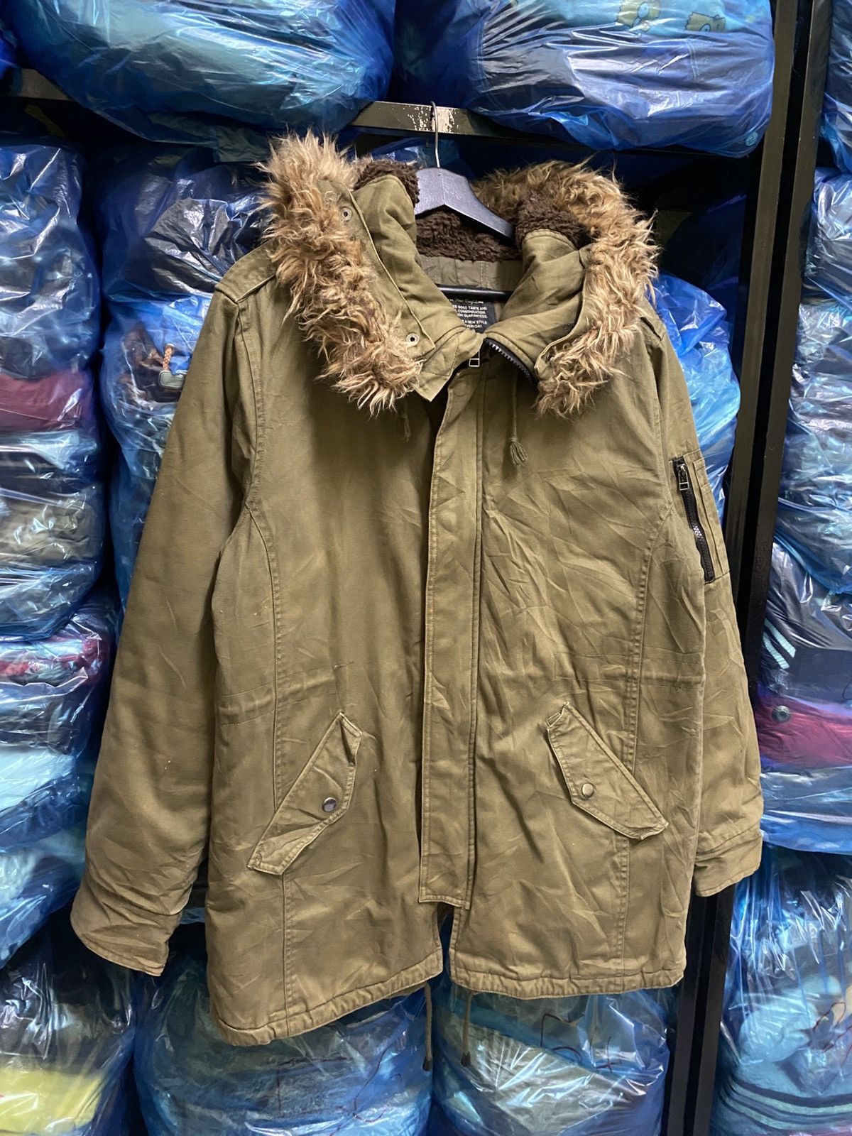Vintage VINTAGE Y2K CREBAR GARMENT UNION MADE FISHTAIL PARKA Size US L / EU 52-54 / 3 - 3 Thumbnail