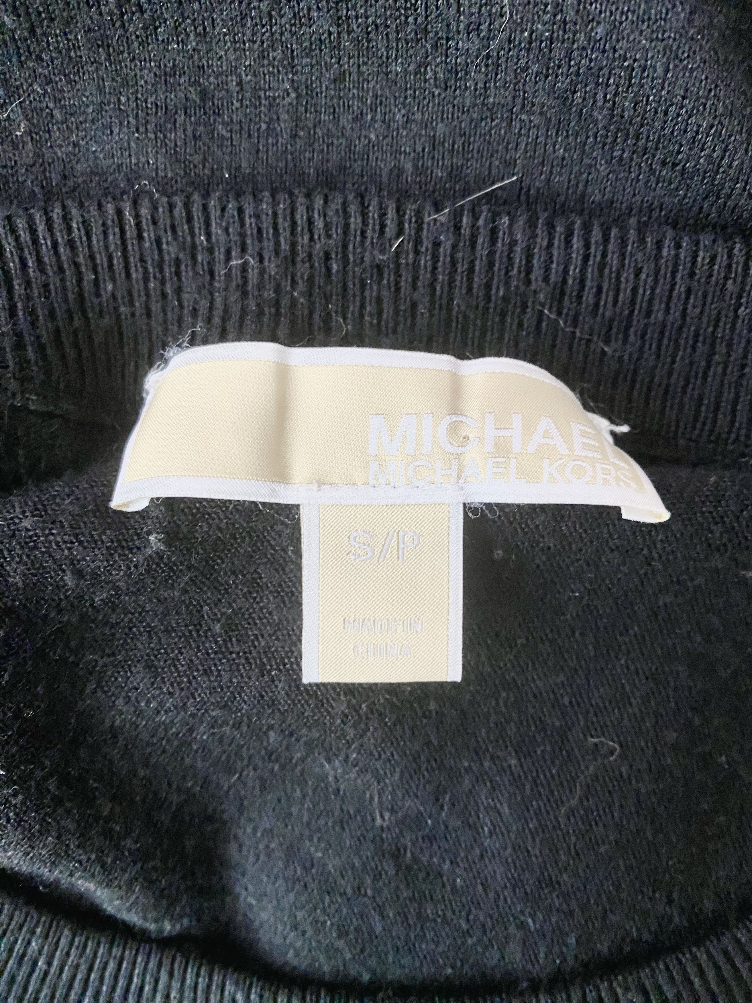 Michael Kors Michael Kors - Black Lace Cutout Knit Sweater Size S / US 4 / IT 40 - 9 Thumbnail