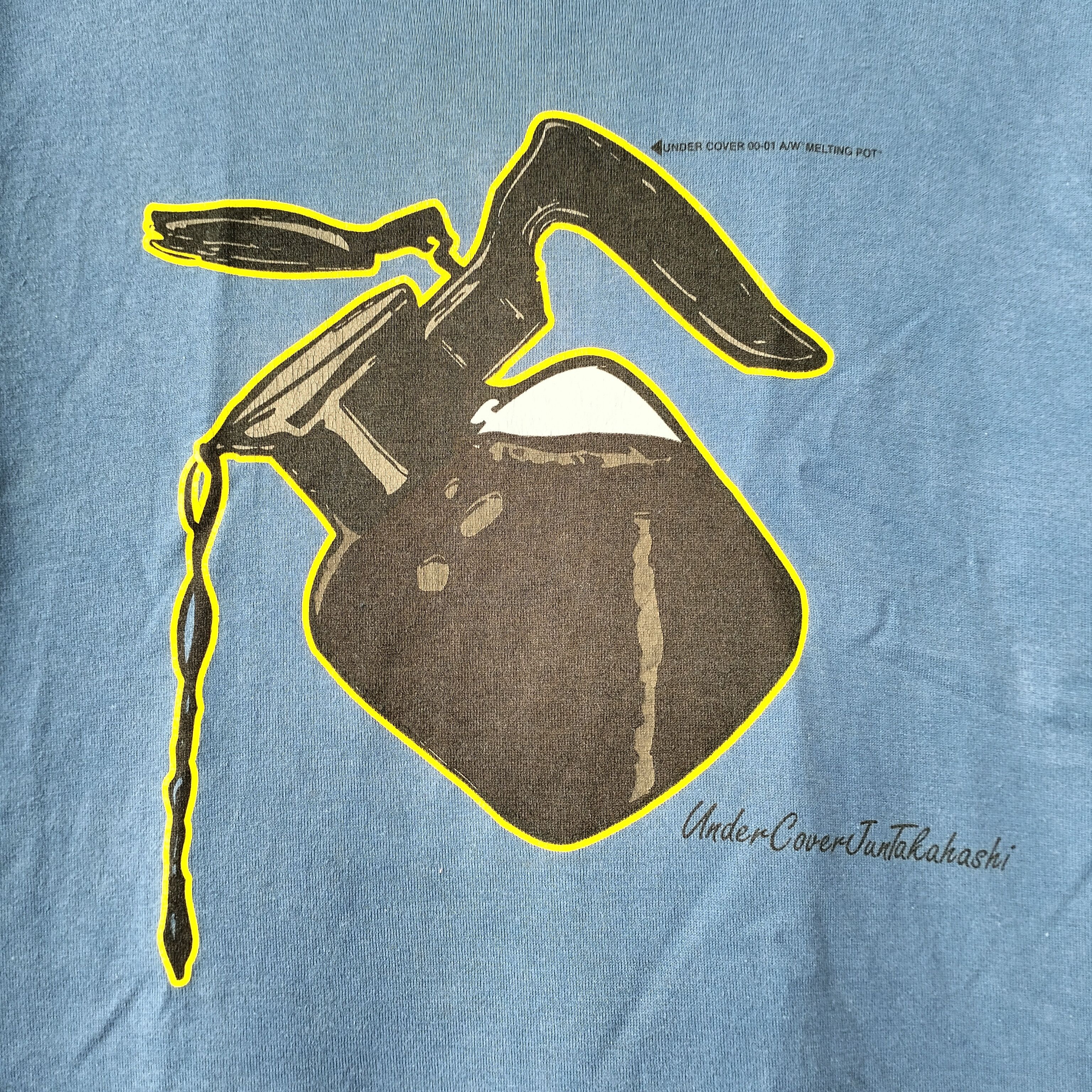 Japanese Brand VINTAGE A/W 2000-2001 UNDERCOVER JUN TAKAHASHI MELTING POT Size US M / EU 48-50 / 2 - 4 Thumbnail