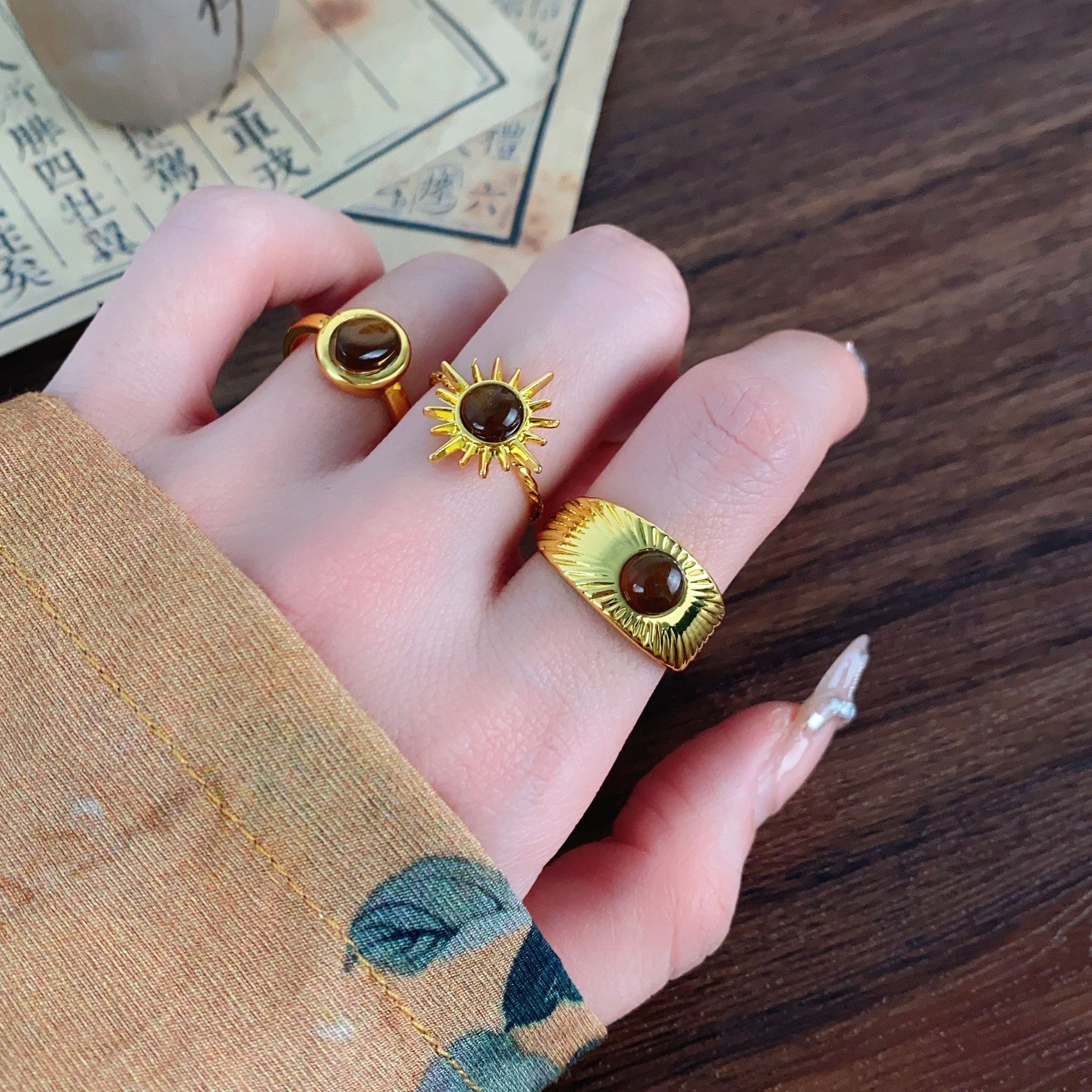 Jewelry Vintage Jewelry Rings Open Size Chrome Ring (Size 7-13) Size ONE SIZE - 1 Thumbnail