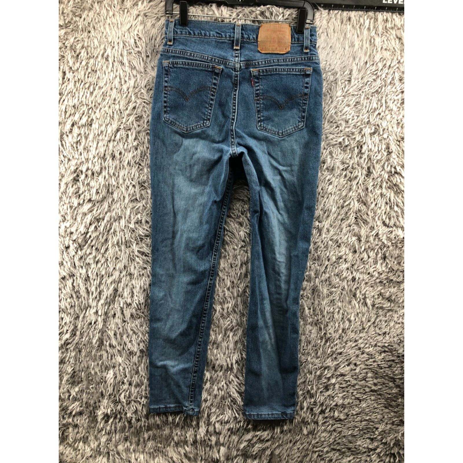 Levi's VINTAGE Levi's 512 Jeans Slim Tapered Womens 10 Blue 31in Inseam Denim Slimming Flagship American Classic Modern Belt Loops 5-Pocket Size 32" / US 10 / IT 46 - 5 Thumbnail