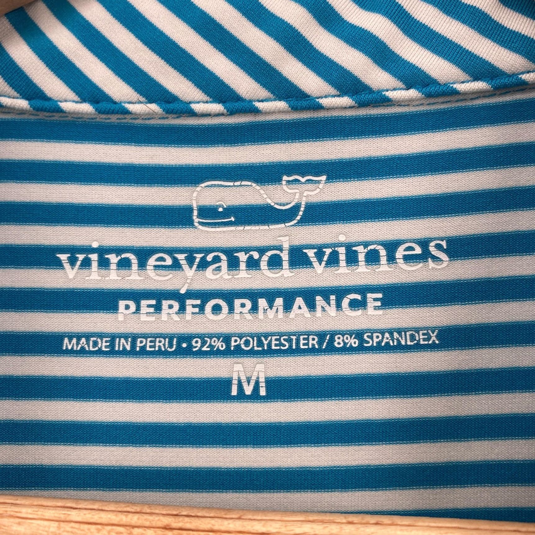 Vineyard Vines Vineyard Vines Performance Polo Shirt Mens M Blue White Striped Preppy Golf Polo Shirts Size US M / EU 48-50 / 2 - 4 Thumbnail