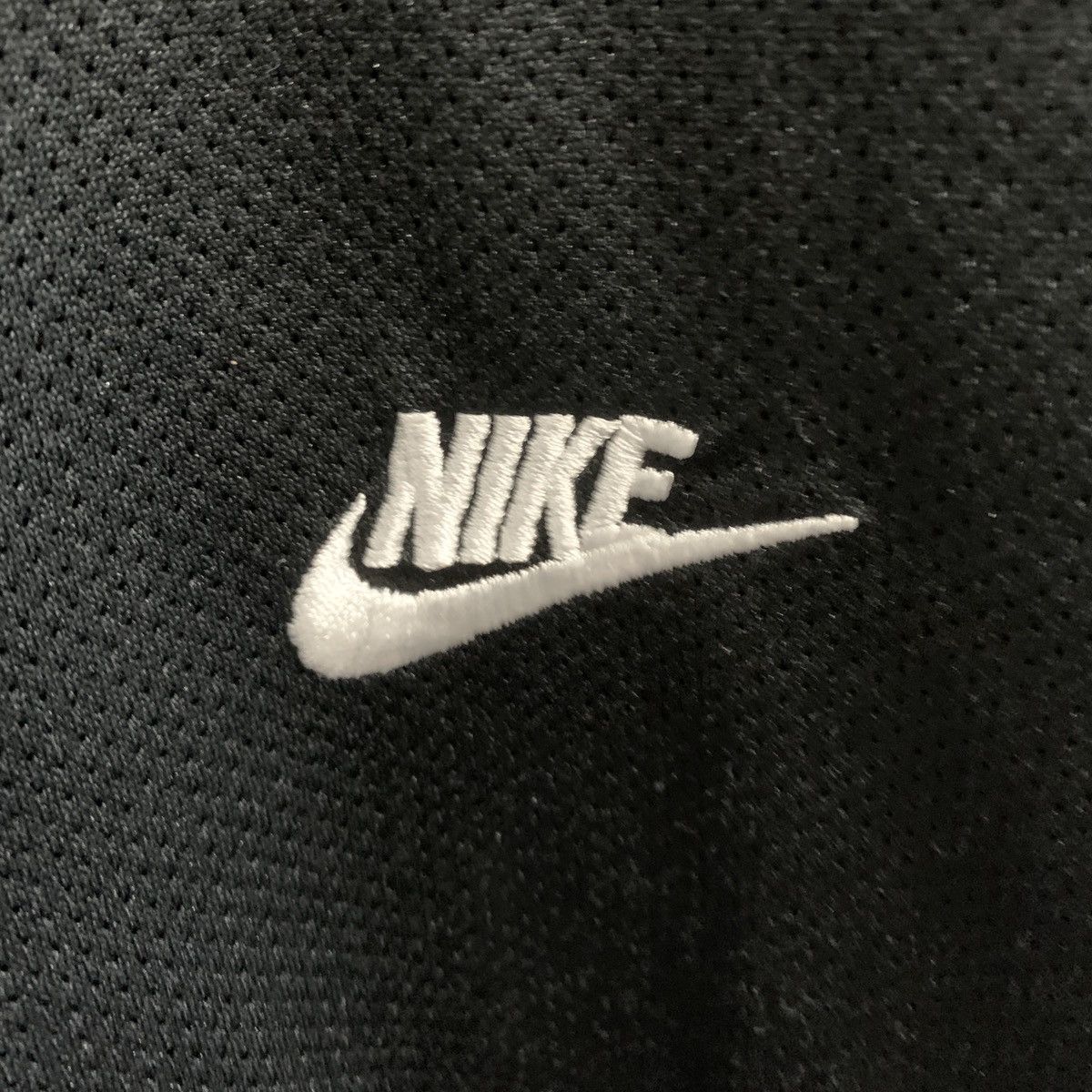 Nike × Vintage Nike Y2K Black Logo Polo (Double-Layered) Size US M / EU 48-50 / 2 - 2 Thumbnail