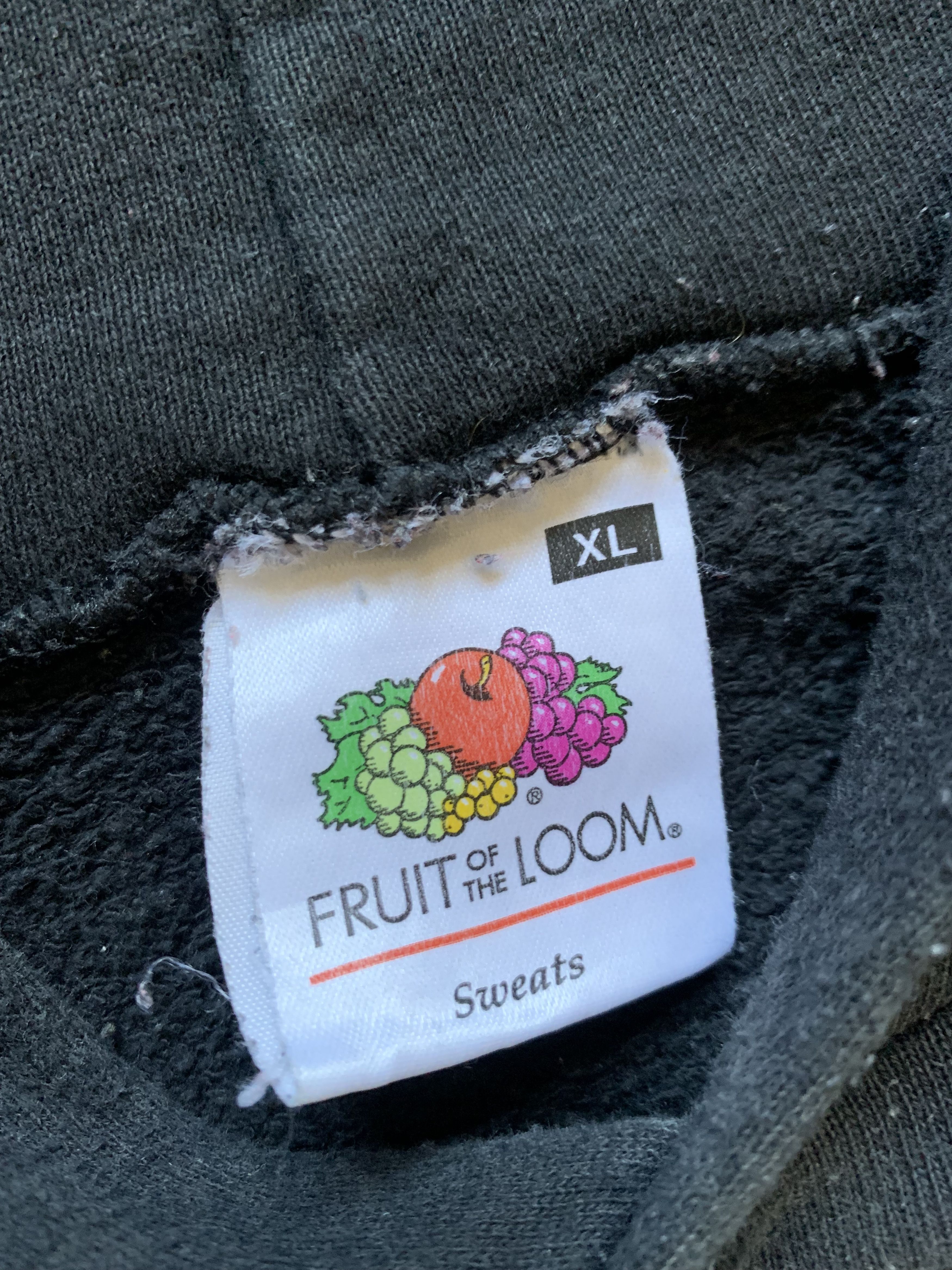 Fruit Of The Loom × Vintage Vintage Bete Noire Black Cotton Hoodie Size US XL / EU 56 / 4 - 10 Thumbnail