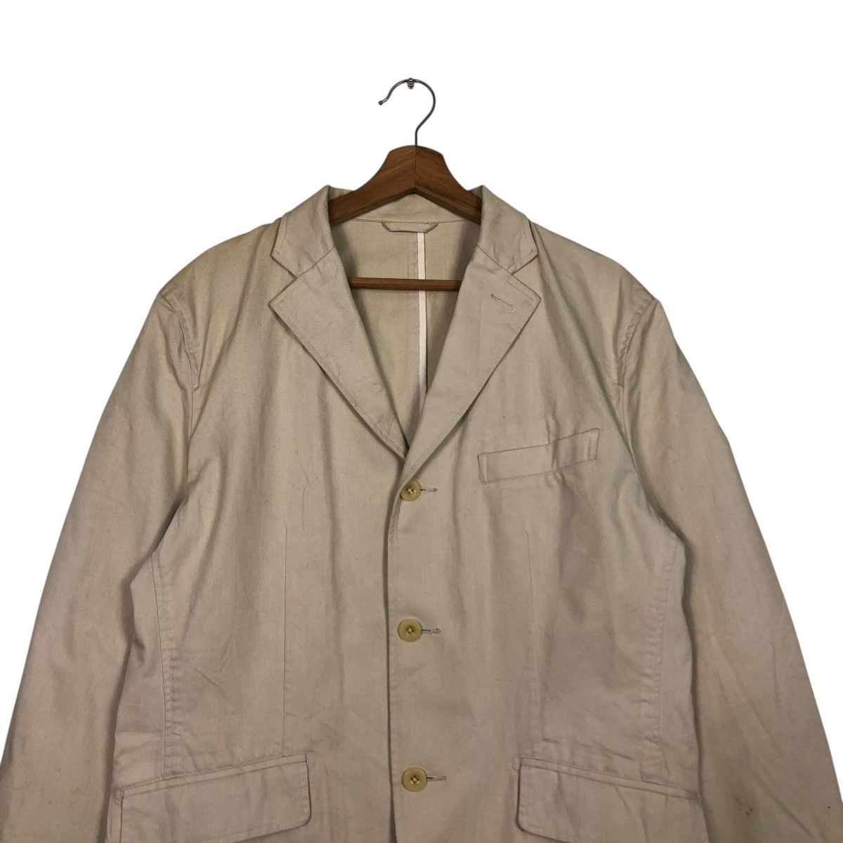 Japanese Brand 🔥VINTAGE DUCK CANVAS CHORE WORK JACKET ONBOARD ISSEY MIYAKE Size US L / EU 52-54 / 3 - 5 Thumbnail
