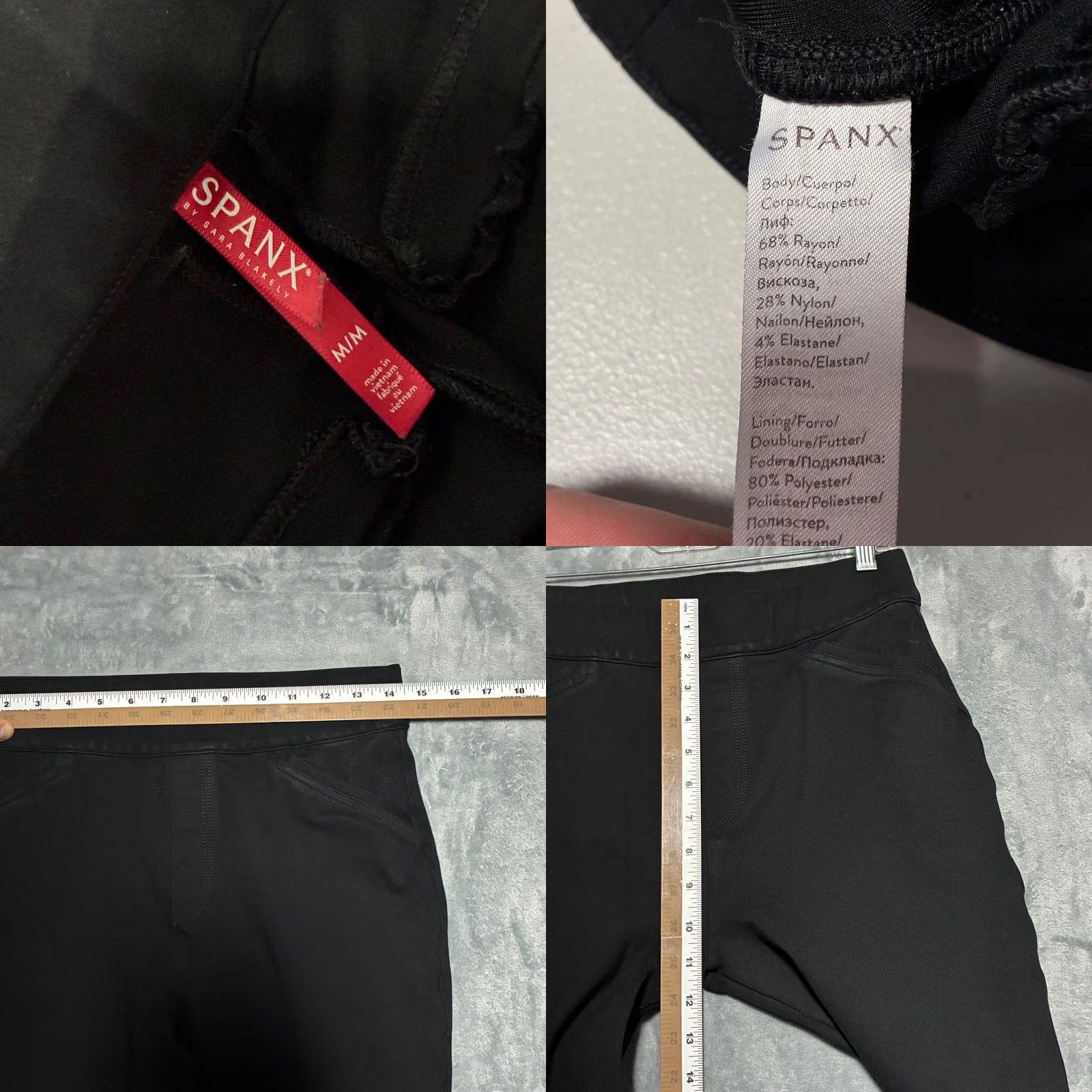 Spanx Spanx High Rise Slim Skinny Pull On Ponte Pant Women M Black Size 32" / US 10 / IT 46 - 8 Thumbnail