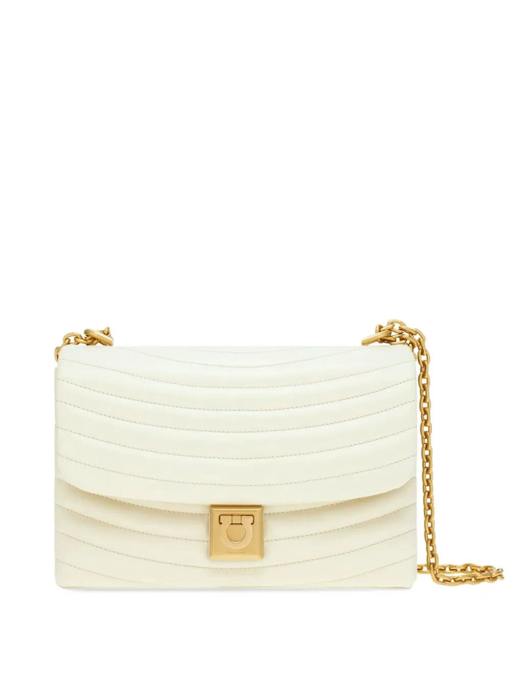 Salvatore Ferragamo o1s1rm0325 Size: OS / Shoulder Bag in White Size ONE SIZE - 1 Thumbnail