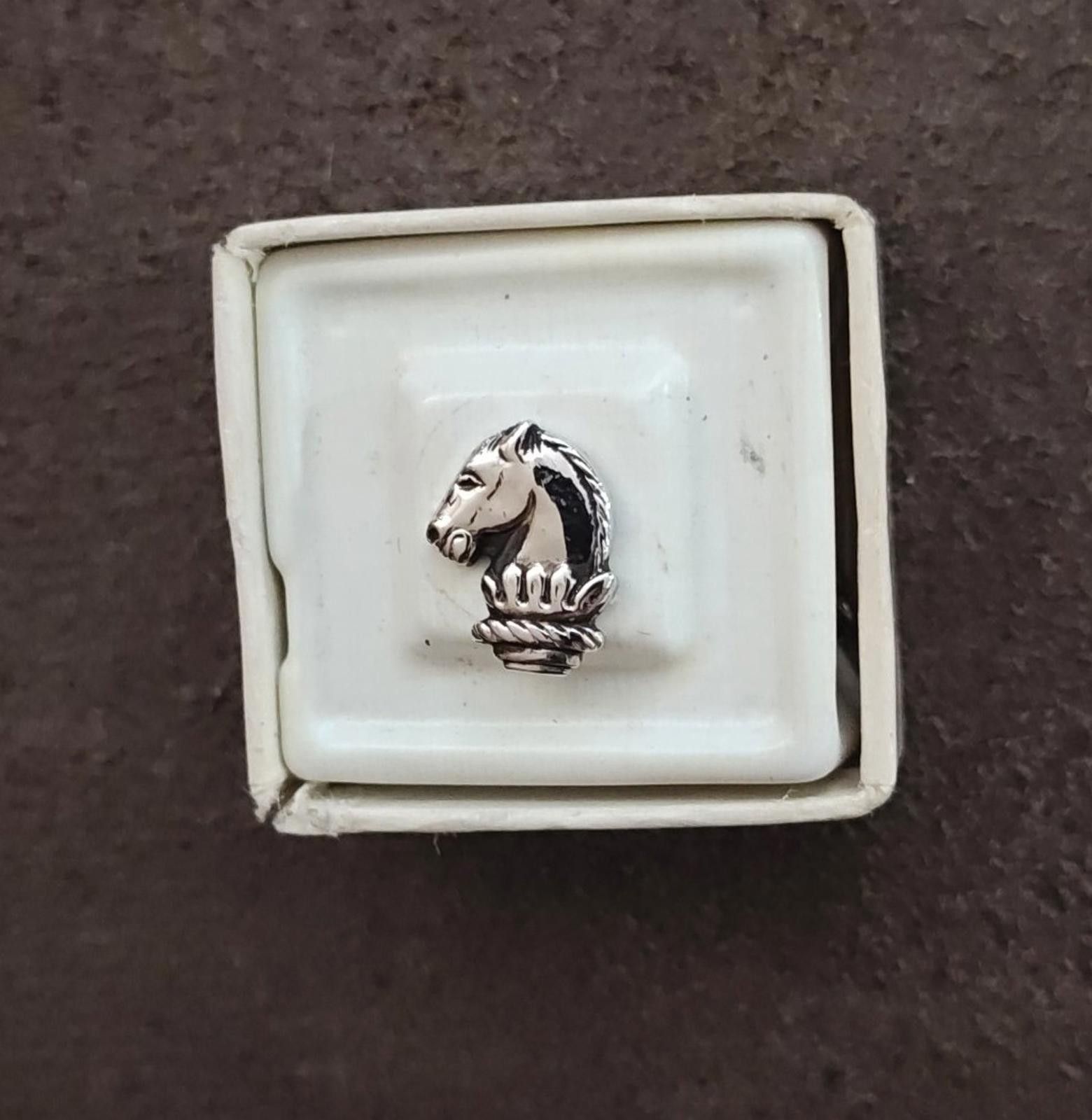 Other 1960s Vintage Silver Tone Textured Horse Head Tie Tack Pin Size ONE SIZE - 8 Thumbnail
