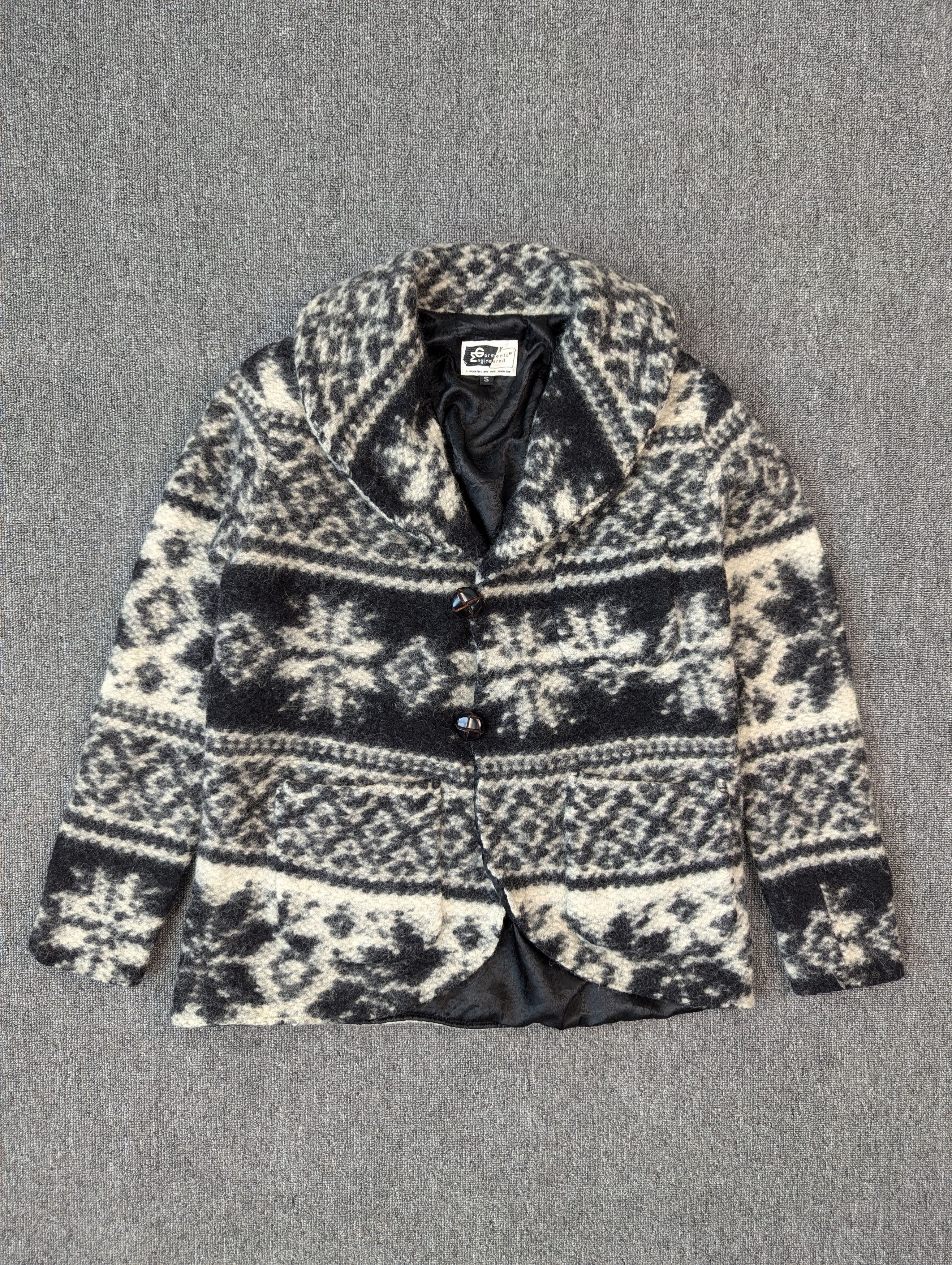 Engineered Garments Engineered Garments Wool Patterned Cardigan Jacket Size S Size US S / EU 44-46 / 1 - 1 Thumbnail