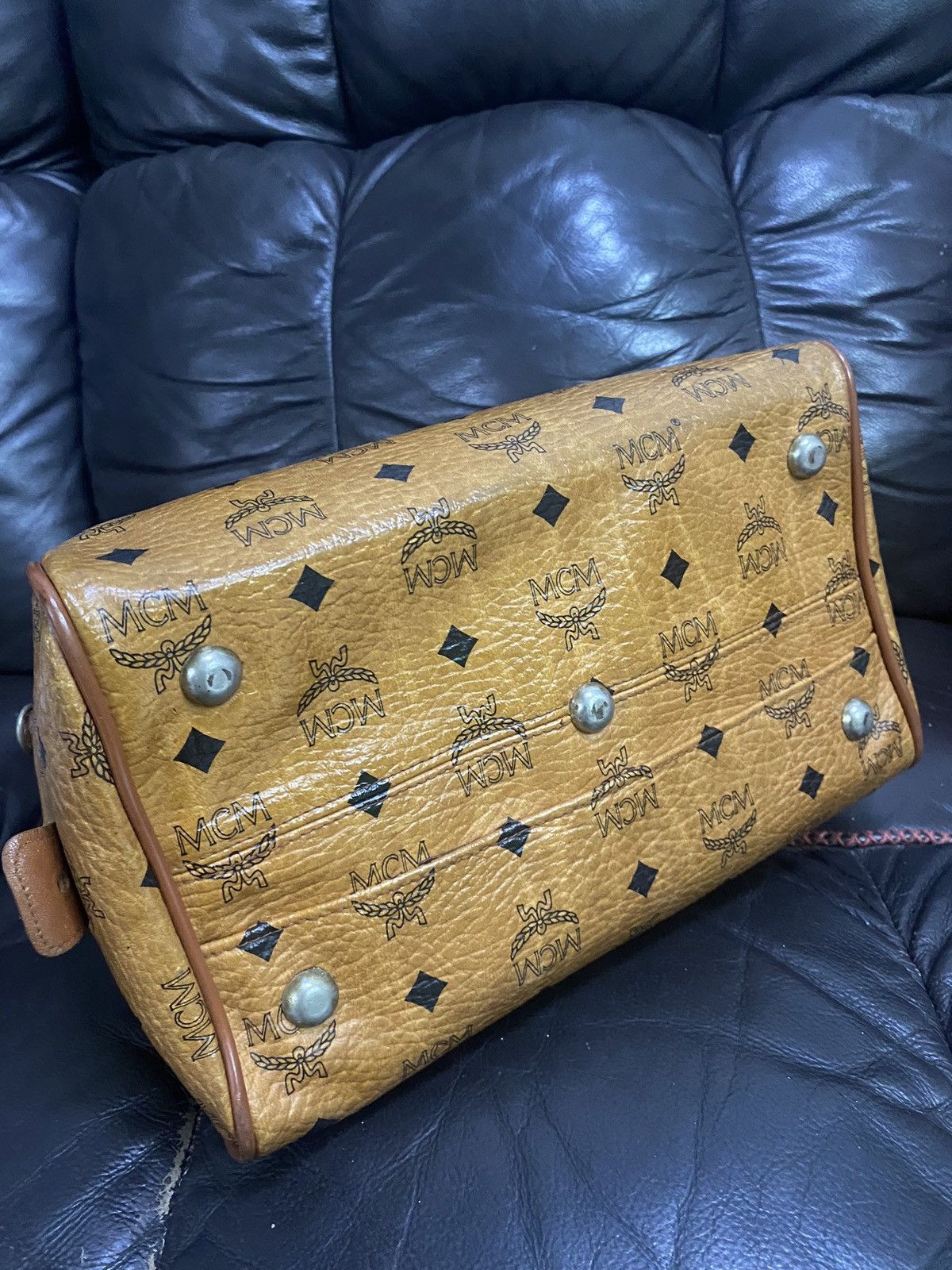 MCM Authentic Vintage MCM Monogram Speedy 30 Hand Bag Size ONE SIZE - 22 Thumbnail