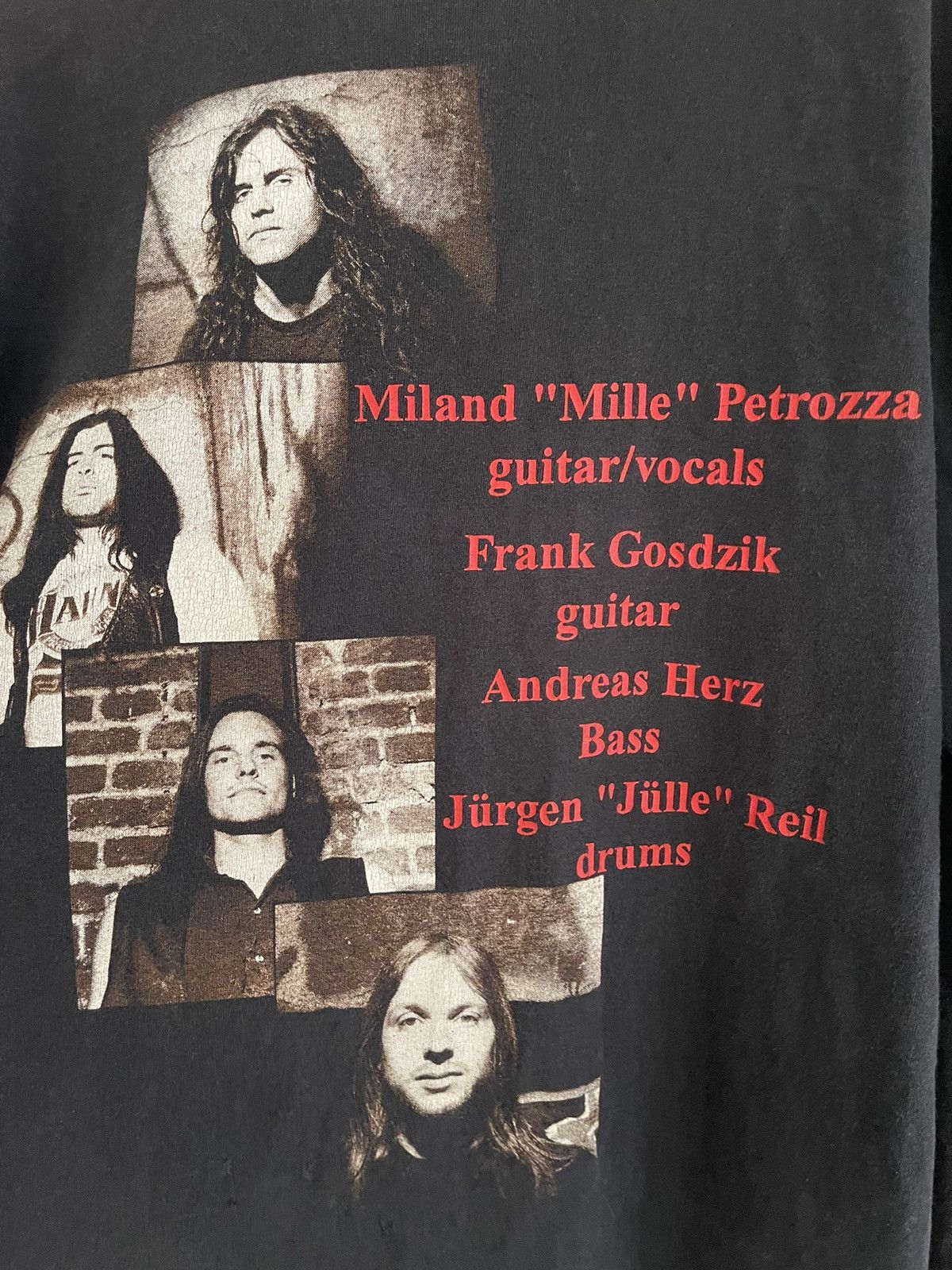 Band Tees × Vintage Vintage 1993 Kreator Line Up Longsleeve Size US L / EU 52-54 / 3 - 6 Thumbnail