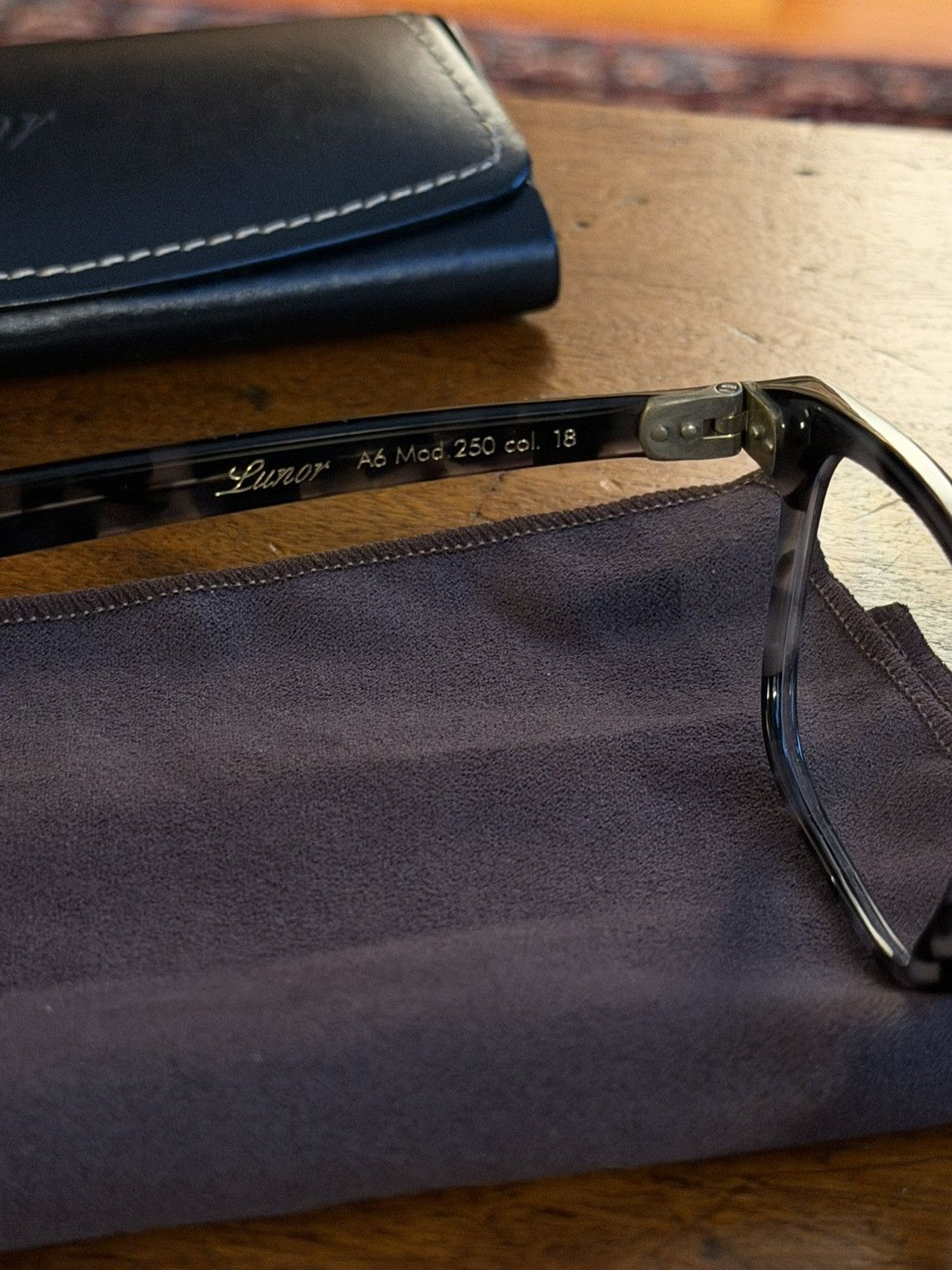 Other Lunor A6 250 Eyeglasses – Col. 18 (Black Tortoise) – Size 53 Size ONE SIZE - 4 Thumbnail
