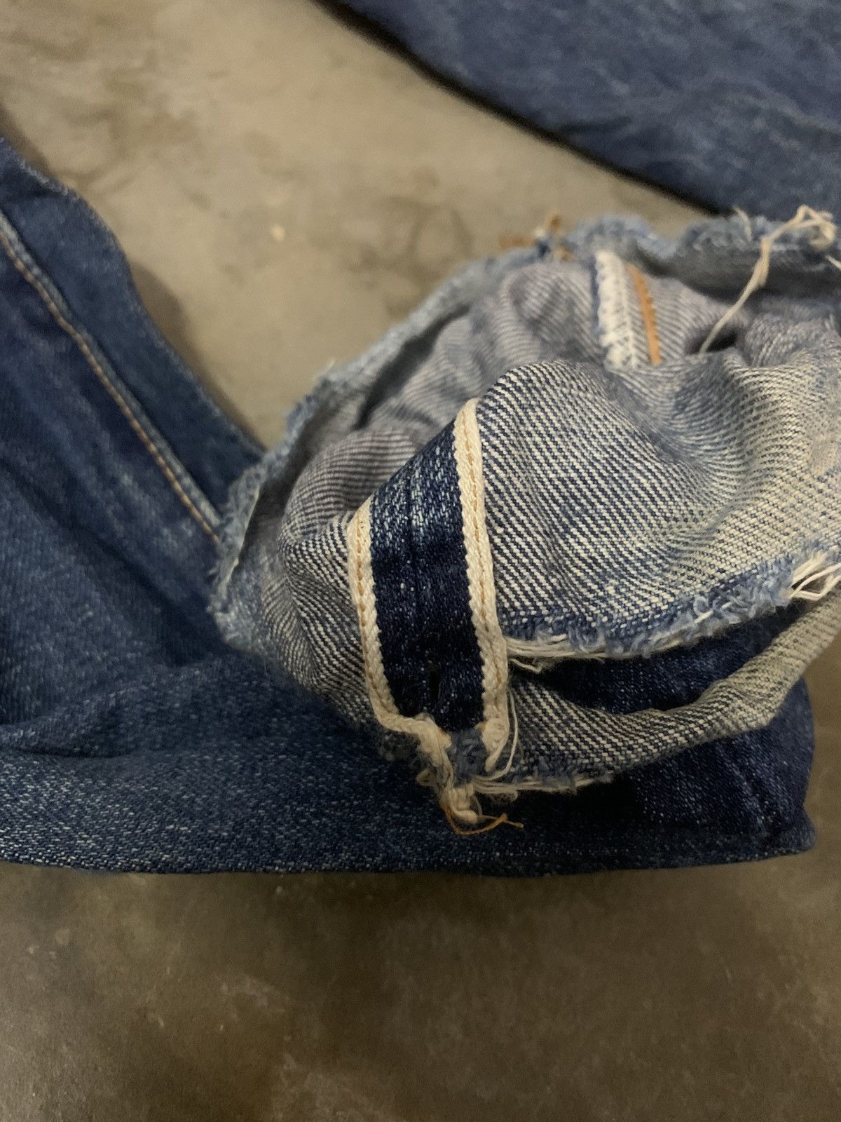 Denime Denime Distress Denim Selvedge Jeans Size US 29 - 11 Thumbnail