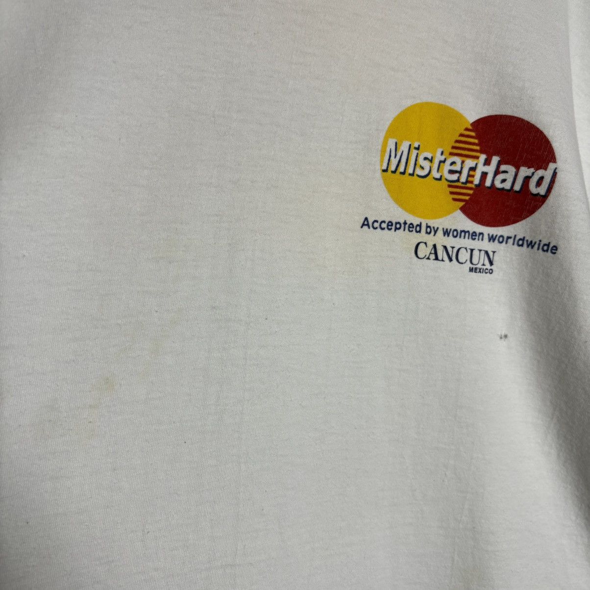 Vintage Vintage 90s Mister Hard Cancun Mexico T Shirt Size US XL / EU 56 / 4 - 8 Thumbnail