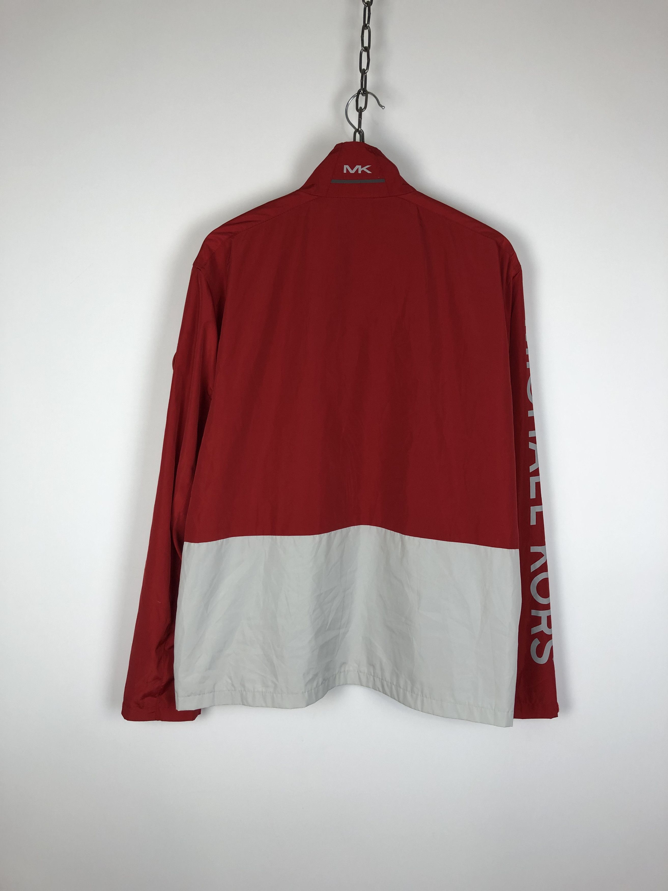 Michael Kors Michael Kors Perfomance Zip Jacket Windbreaker Red size L Size US L / EU 52-54 / 3 - 9 Thumbnail