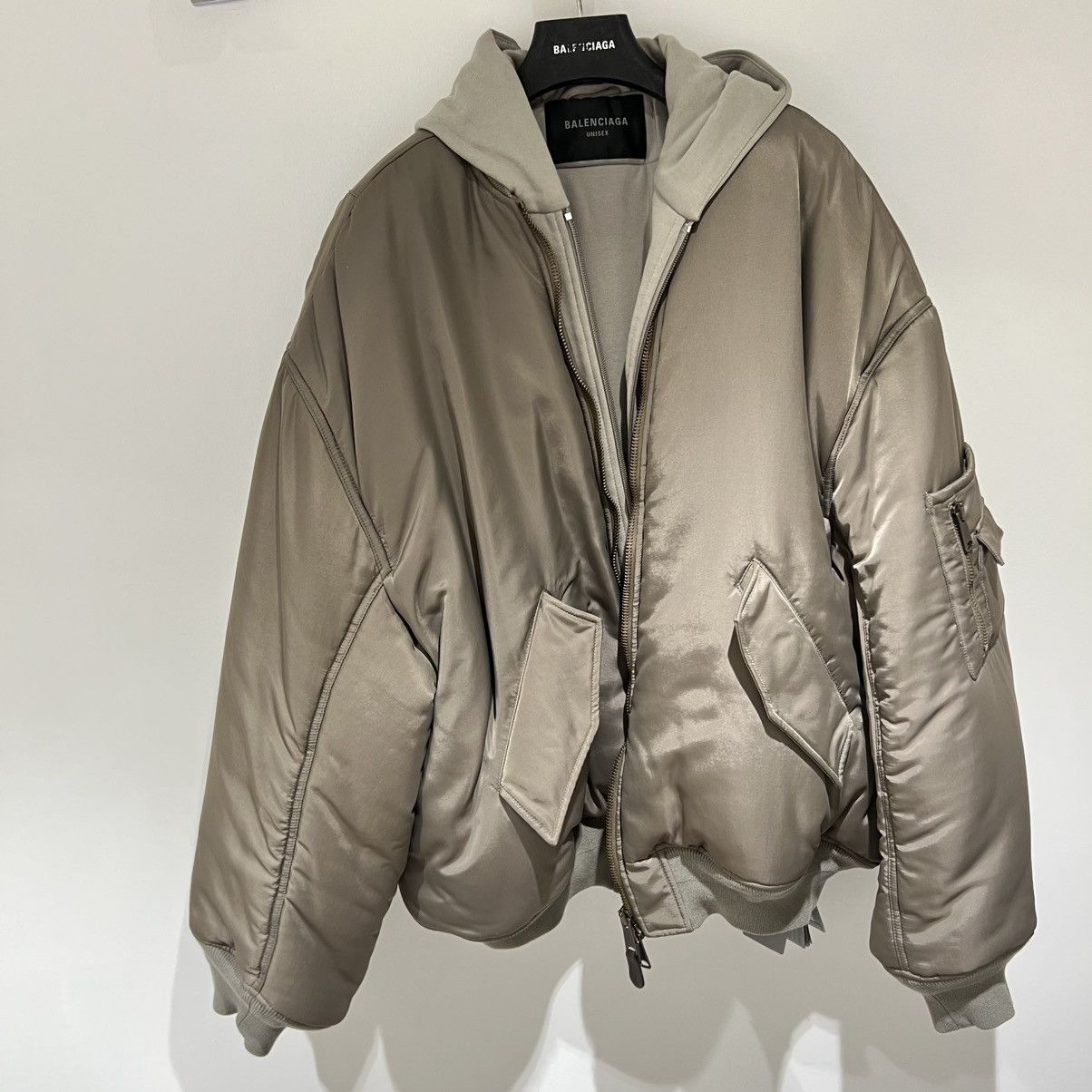 Balenciaga Balenciaga Hooded Oversized Jacket Size US L / EU 52-54 / 3 - 2 Thumbnail