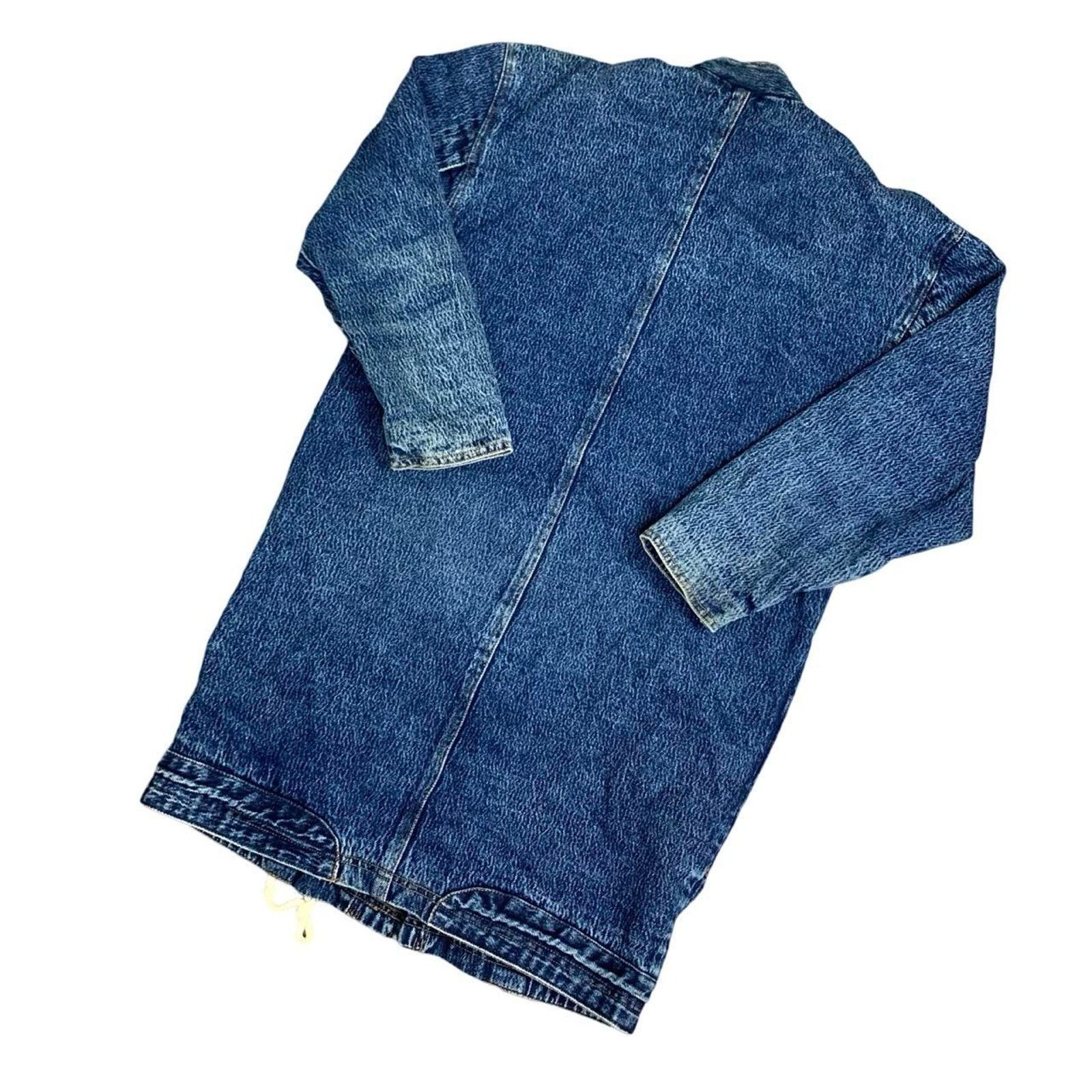 Vintage 90s Vintage Denim Chore Style Jacket Size US S / EU 44-46 / 1 - 5 Thumbnail
