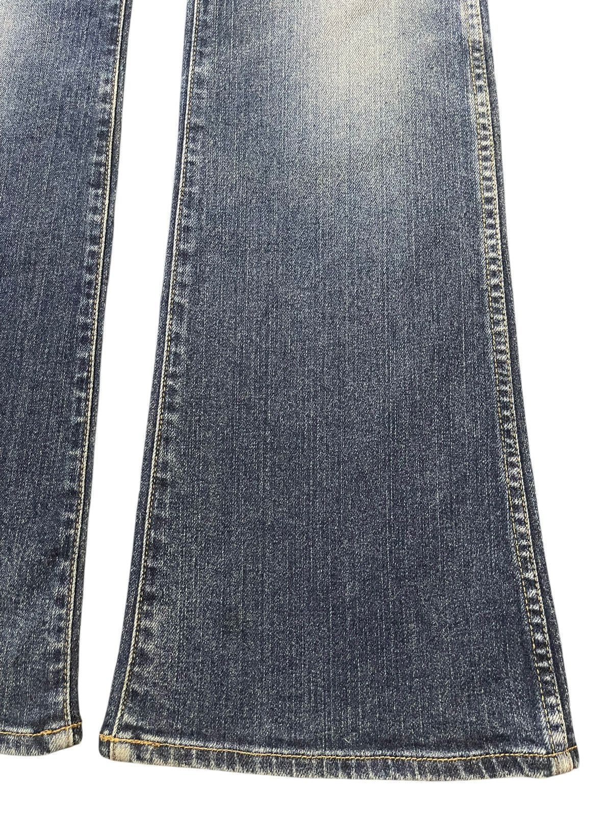 Hysteric Glamour Vintage Japanese Brand Blue Wash Faded Style Flare Jeans Size US 30 / EU 46 - 8 Thumbnail