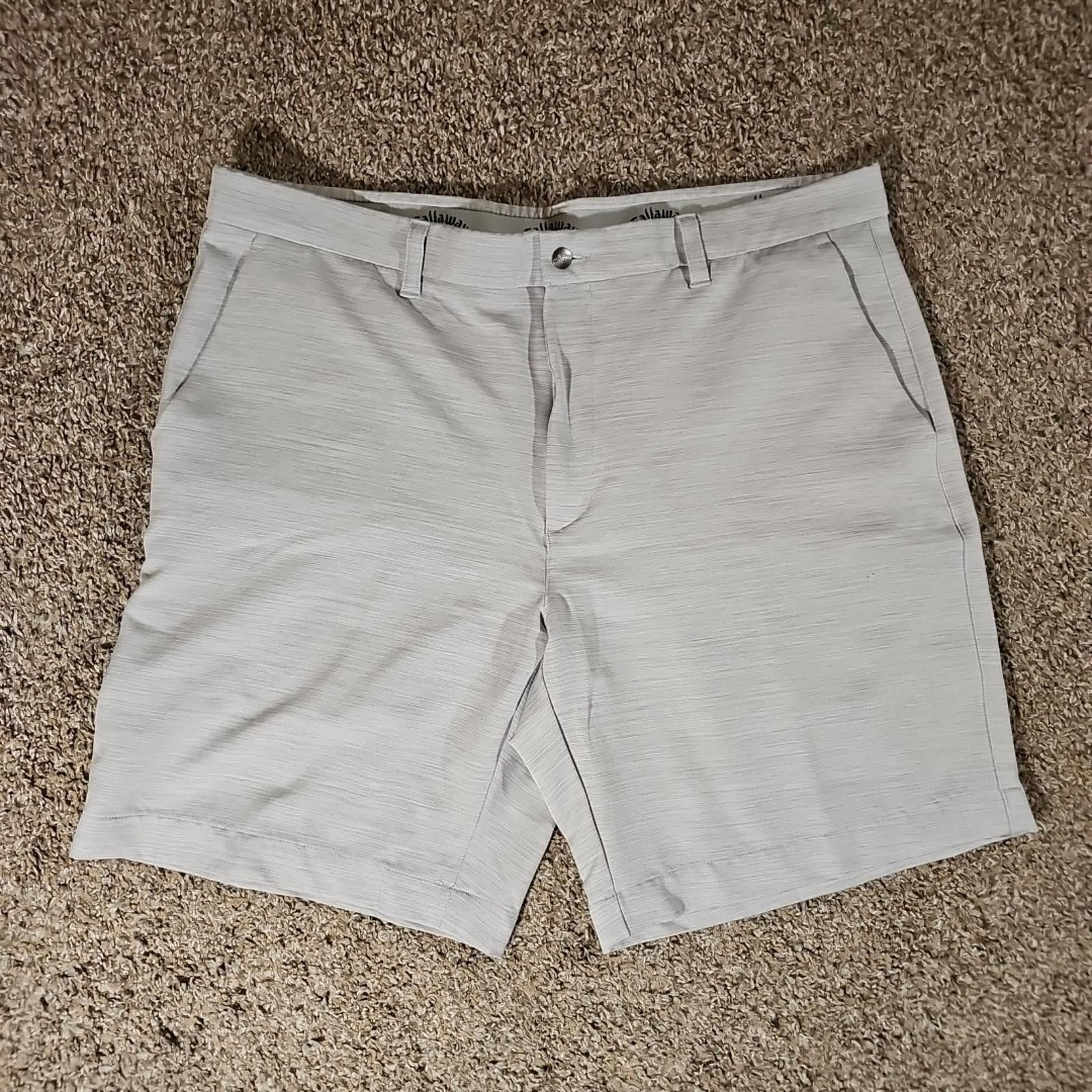 Callaway Callaway Golf Shorts 38 Heather Gray Silver Opti Dri Stretch Size US 38 / EU 54 - 1 Thumbnail