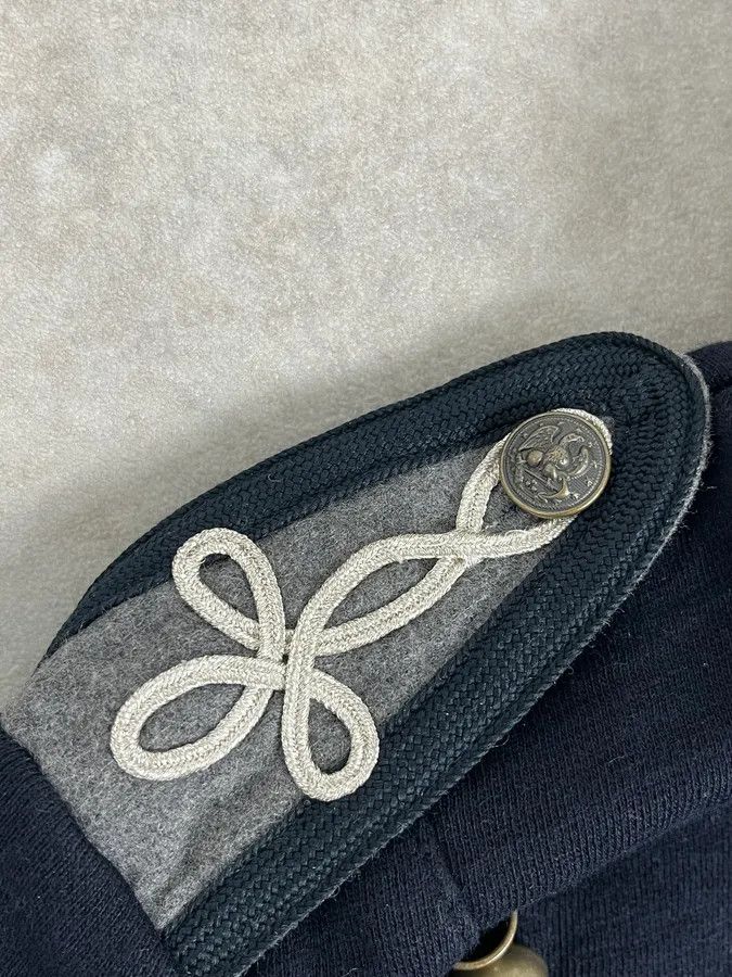 Vintage 2010s Ralph Lauren Navy Embellished Buttoned Officer Jacket Size XS / US 0-2 / IT 36-38 - 9 Thumbnail