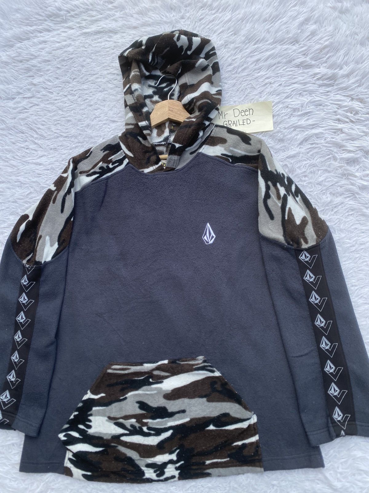 Volcom Rare Volcom Fleece Grey Hoodie Size US L / EU 52-54 / 3 - 8 Thumbnail