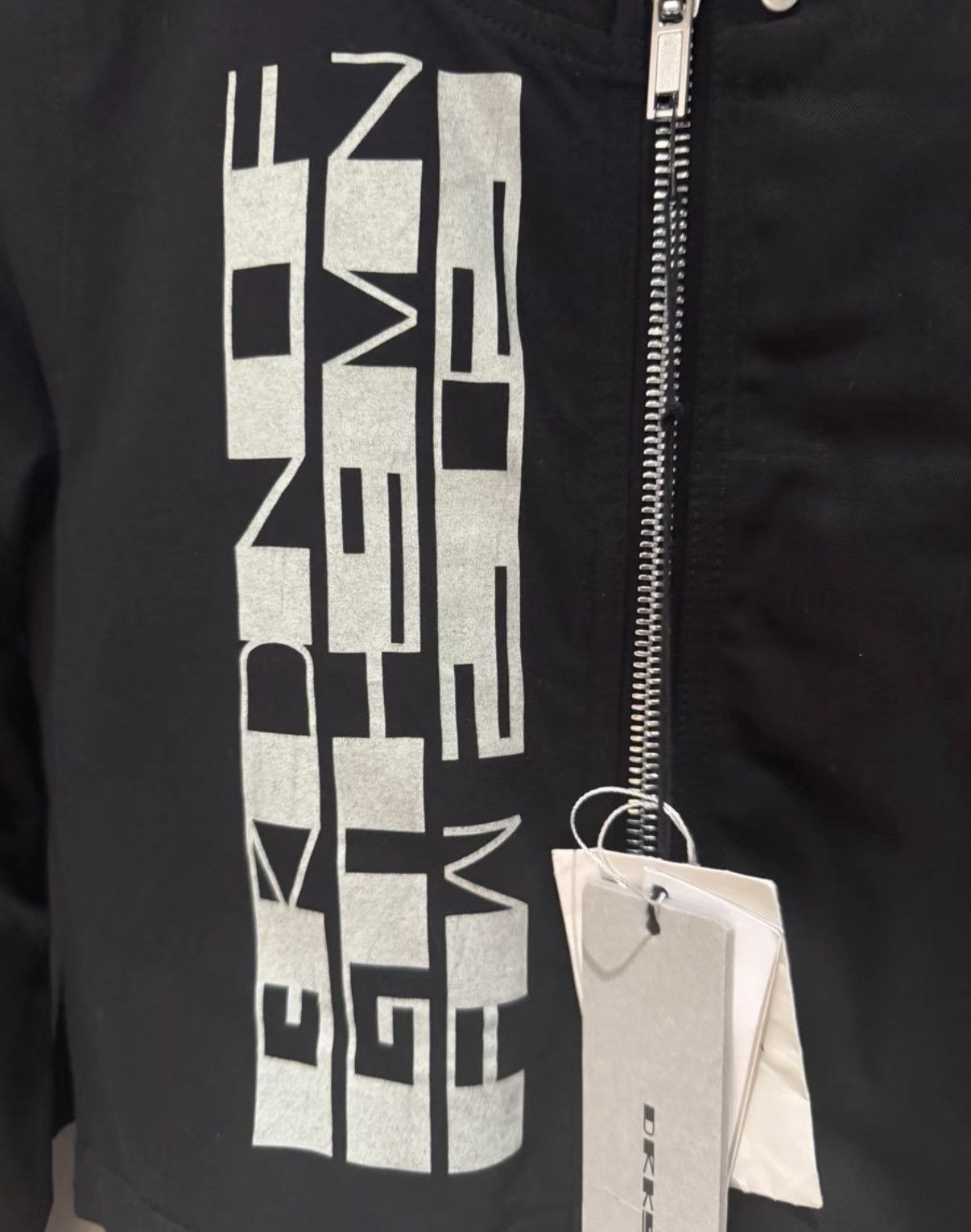 Rick Owens Rick Owens DRKSHDW FW21 Cropped Bomber Jacket Size US XS / EU 42 / 0 - 3 Thumbnail