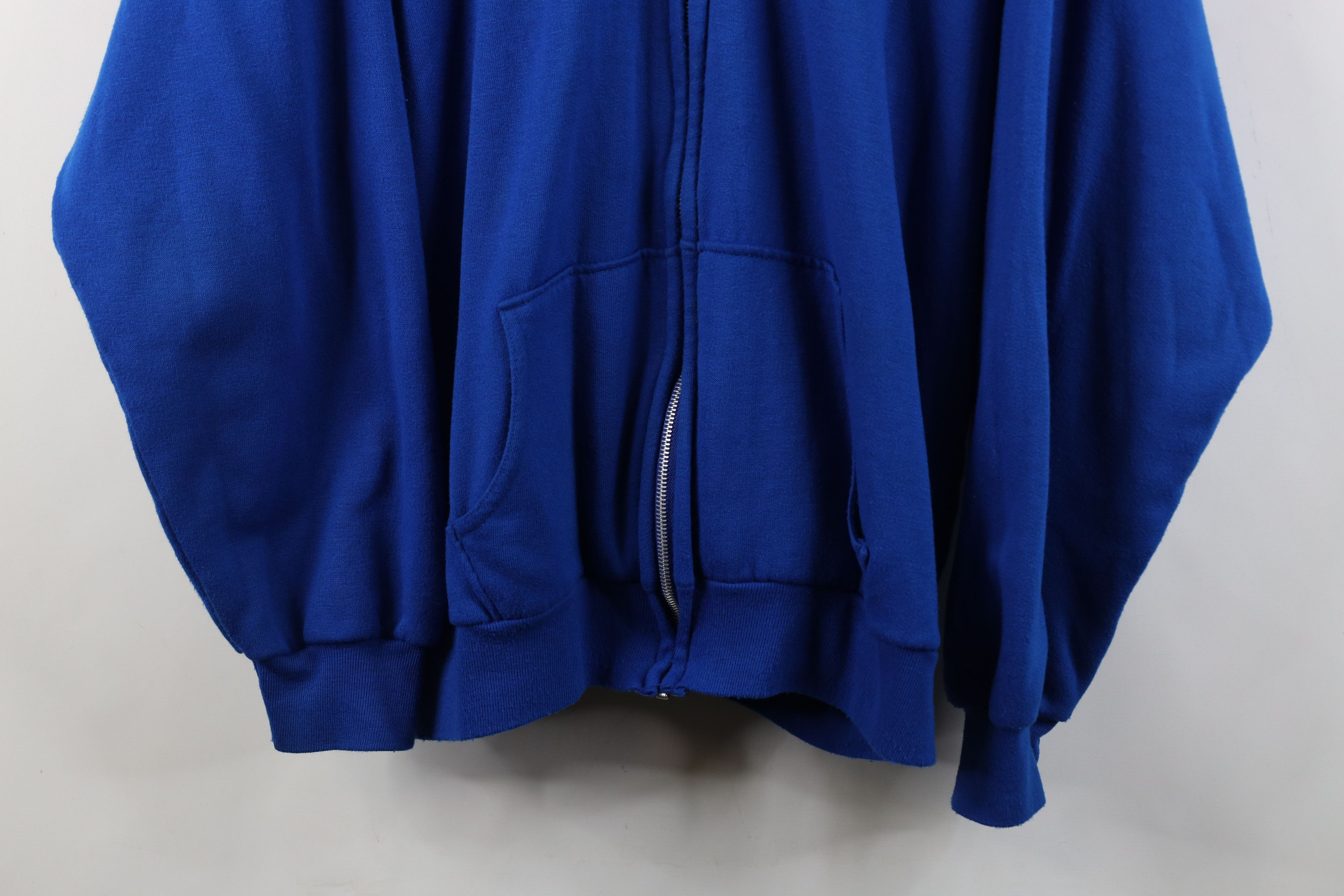 Vintage Vintage 70s 80s Streetwear Knit Lined Full Zip Hoodie USA Size US XL / EU 56 / 4 - 3 Thumbnail