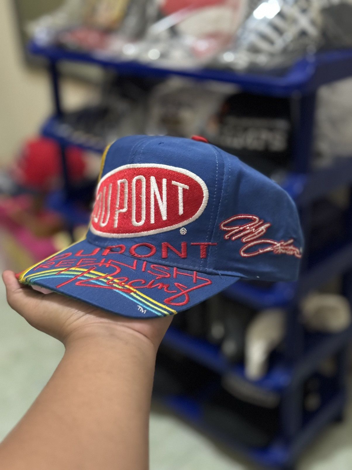 NASCAR × Vintage Jeff Gordon Hat Snapback Nascar 24 Dupont Paint Size ONE SIZE - 3 Thumbnail