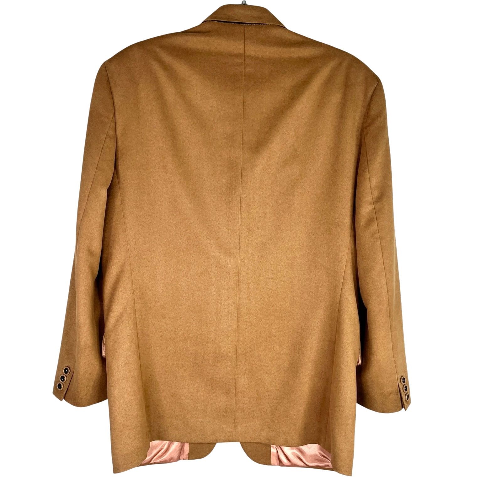 Andrew Fezza Andrew Fezza Fusion Blazer 40R Camel Tan Soft Size 40R - 13 Thumbnail