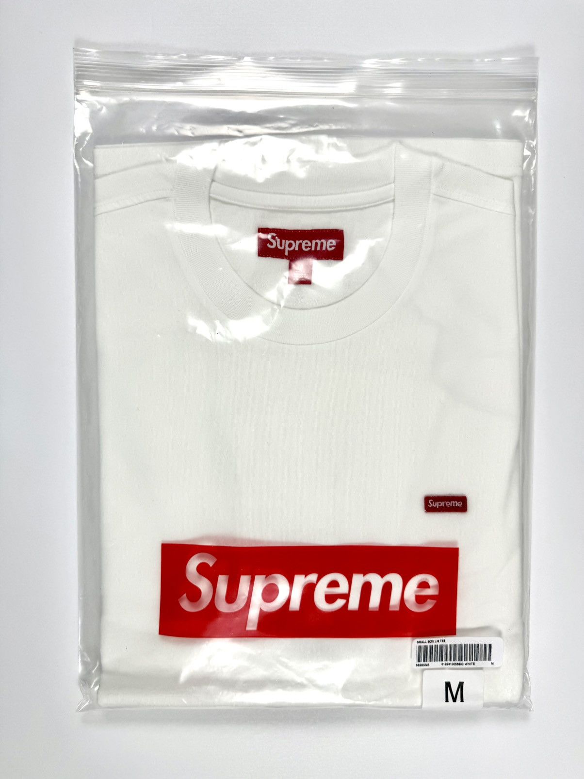 Supreme Supreme Small Box Logo Long Sleeve Tee White SS26 Size M DS Size US M / EU 48-50 / 2 - 3 Thumbnail