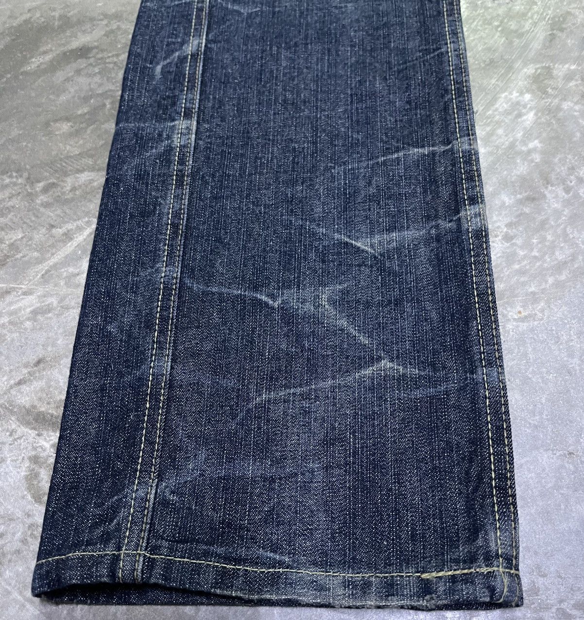Hysteric Glamour Flare Japan Jeans Lightning Wash Real Vintage Size US 33 - 3 Thumbnail