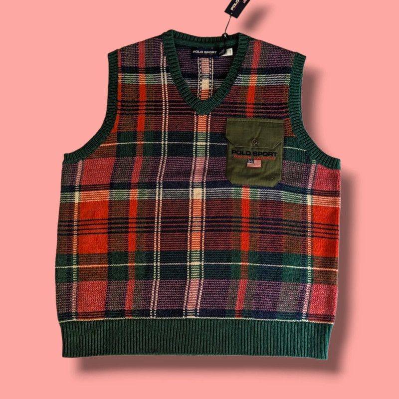 image of Polo Ralph Laurent - Polo Sport Knitted Vest, Men's (Size XL)
