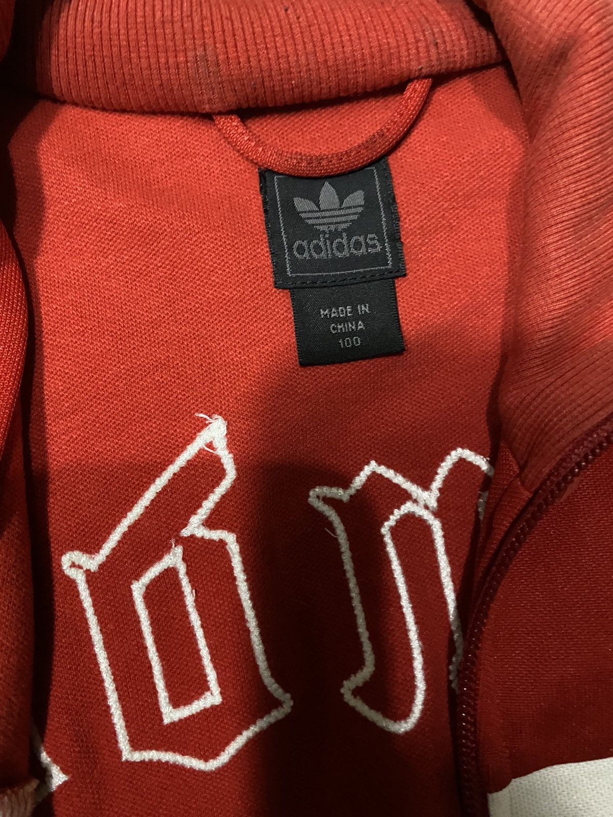 Adidas VINTAGE 2006 ADIDAS LONDON BRIDGE TRACK TOP RED WHITE Size US M / EU 48-50 / 2 - 7 Thumbnail
