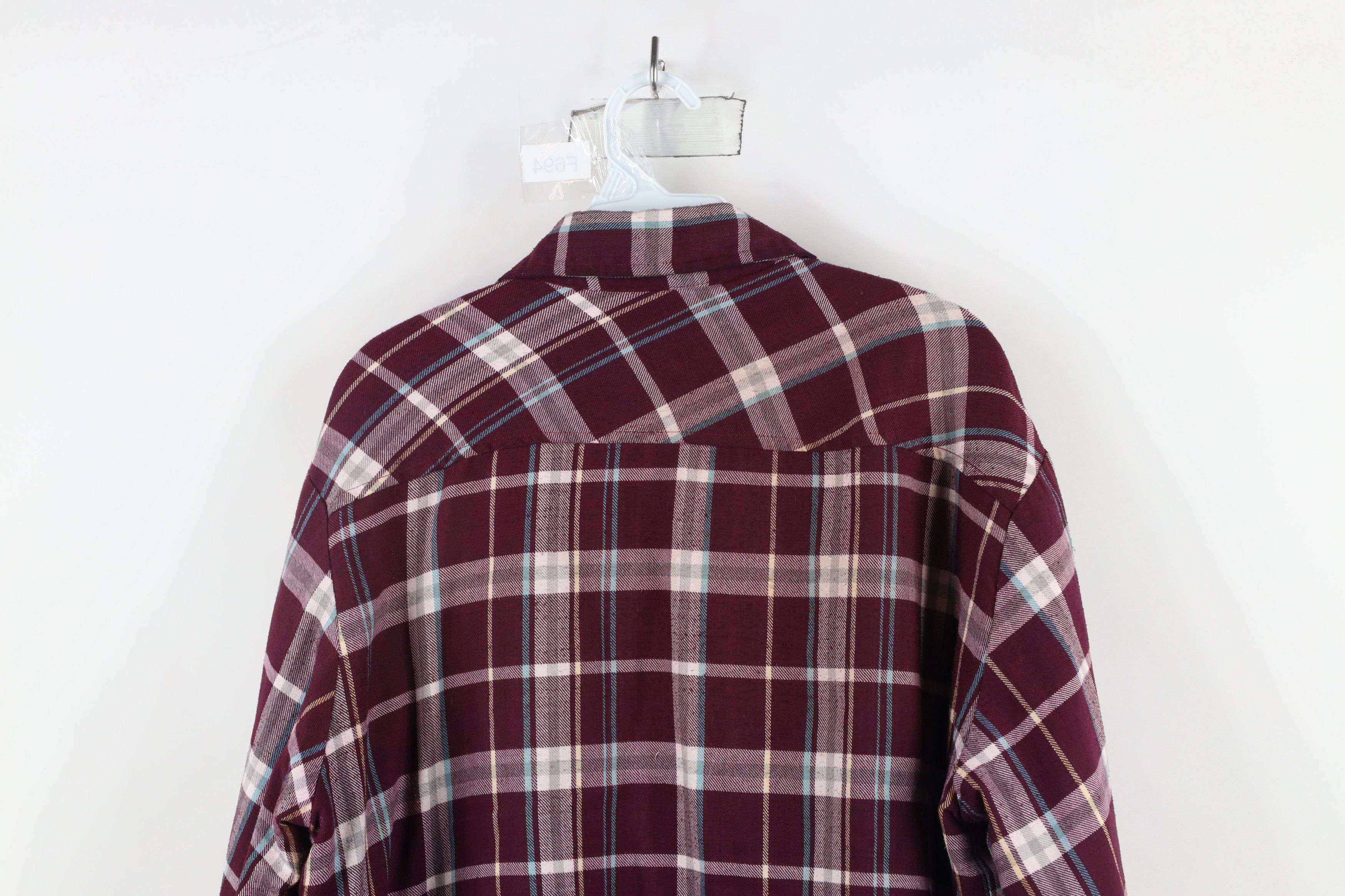 Vintage Vintage 90s Streetwear Flannel Shirt Jacket Jac Shirt Size US XXL / EU 58 / 5 - 13 Thumbnail