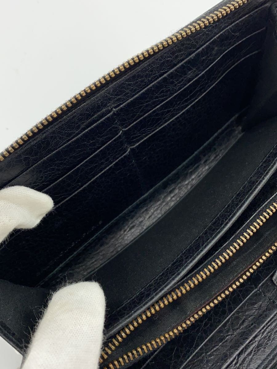 Balenciaga Balenciaga Leather Long Wallet Black Size ONE SIZE - 6 Thumbnail