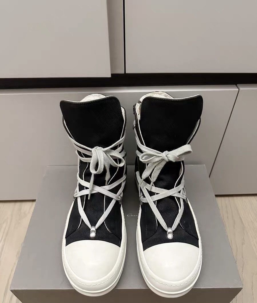 Rick Owens Rick Owens DRKSHDW High-Top Canvas Multi-Lace Size US 7 / EU 40 - 1 Thumbnail
